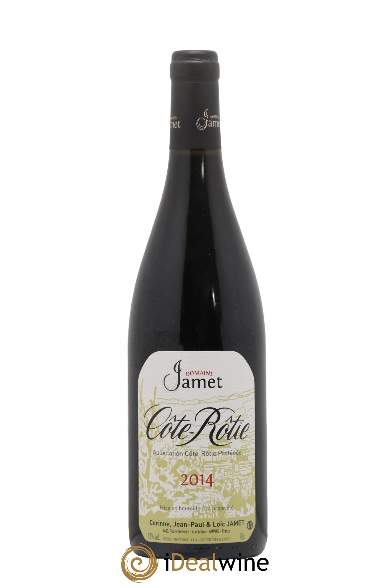 Côte-Rôtie Jamet (Domaine) 2014 - Lot de 1 bouteille - 0