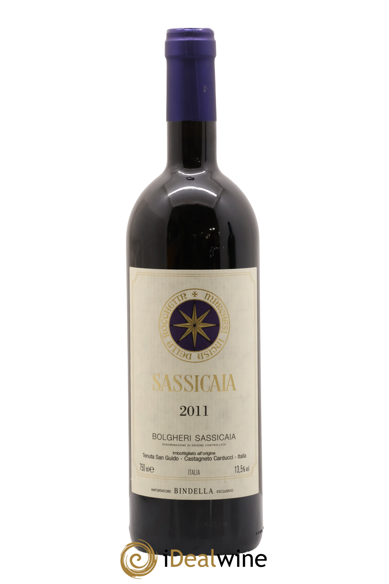 Bolgheri DOC Sassicaia Tenuta San Guido 2011 - Lot de 1 bouteille - 0