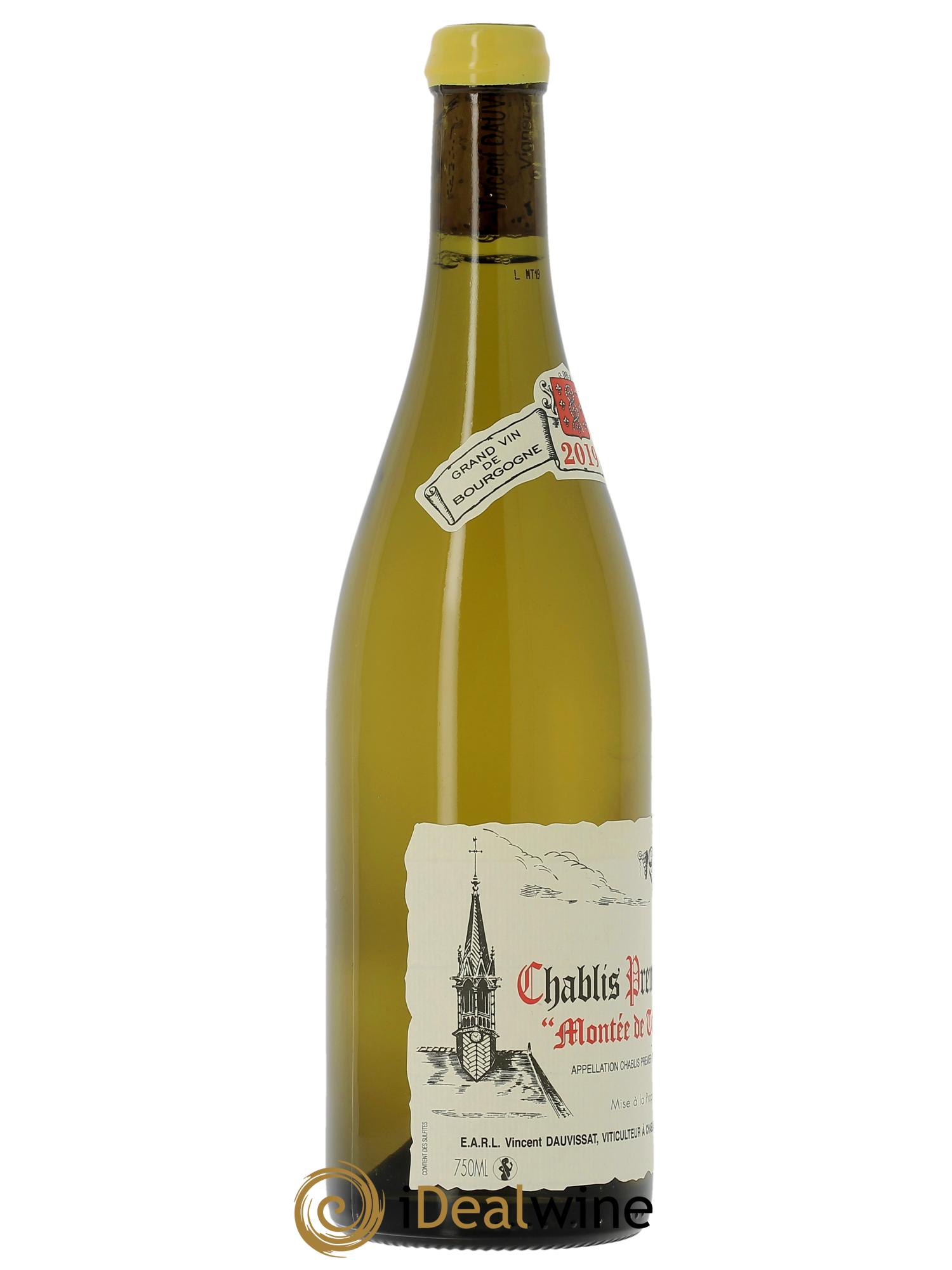 Chablis 1er Cru Montée de Tonnerre Vincent Dauvissat (Domaine) 2019 - Lot de 1 bouteille - 2