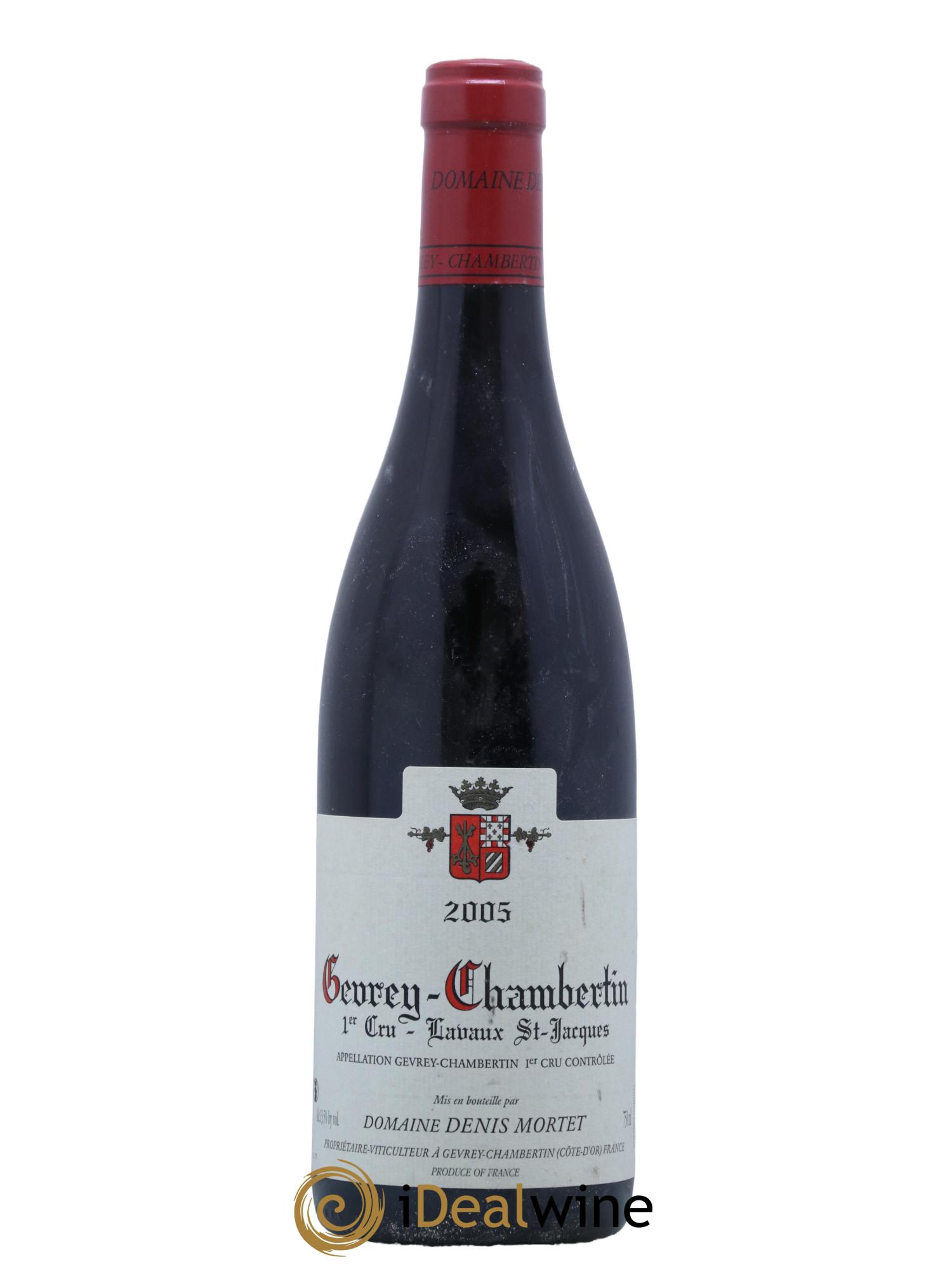 Gevrey-Chambertin 1er Cru Lavaux Saint Jacques Denis Mortet (Domaine) 2005 - Lot de 1 bouteille - 0