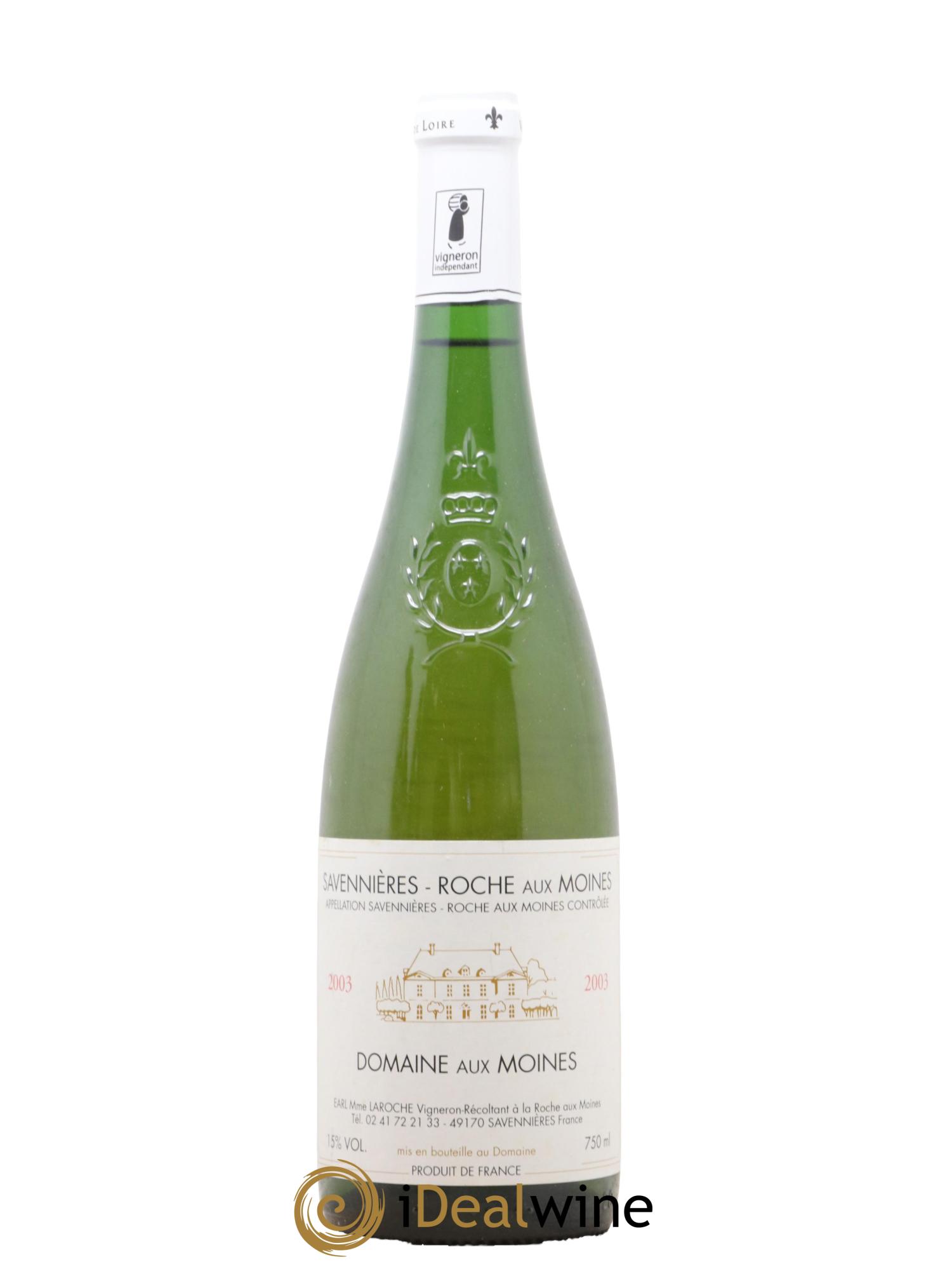 Savennières Roche aux Moines Domaine aux Moines 2003 - Lot of 1 bottle - 0