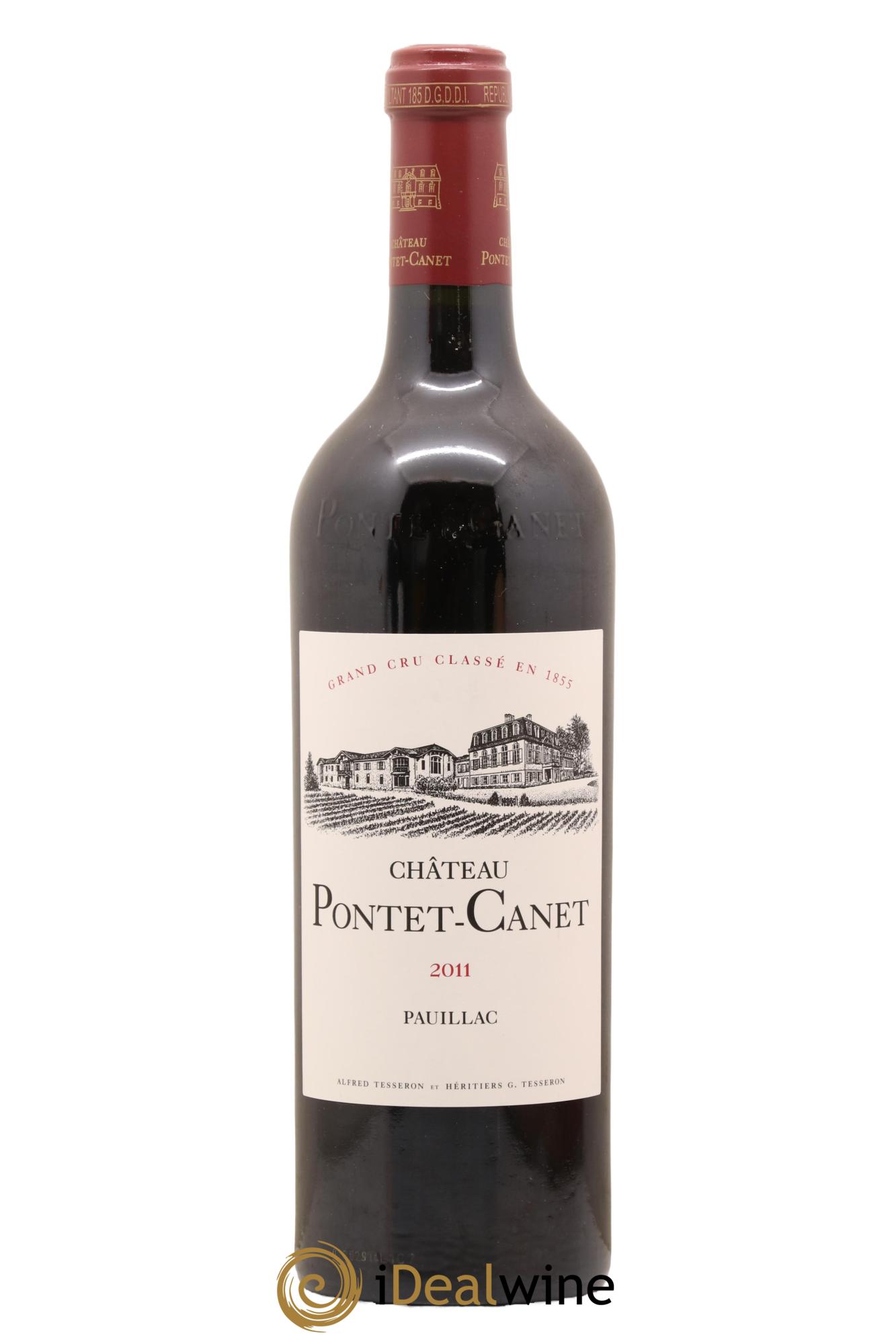 Château Pontet Canet 5ème Grand Cru Classé 2011 - Lot de 1 bouteille - 0