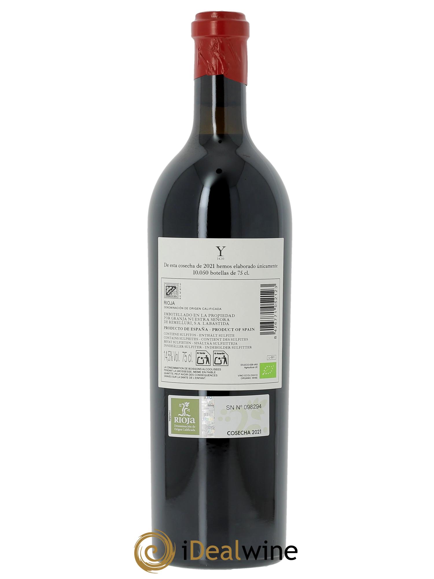 Rioja  Yjar Telmo Rodriguez (OWC if 3 bts) 2021 - Lot of 1 bottle - 1