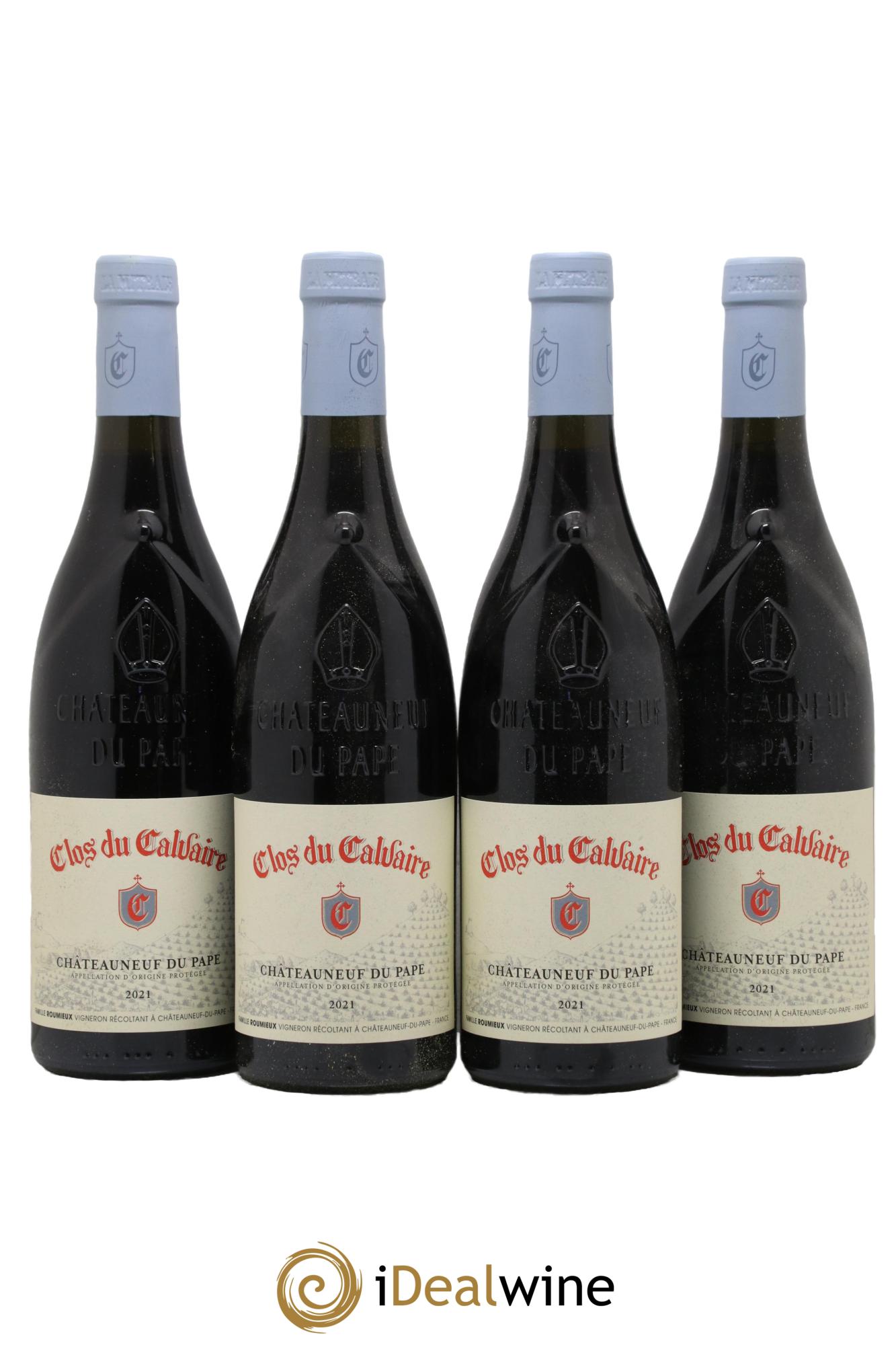 Châteauneuf-du-Pape Clos Du Calvaire Famille Roumieux 2021 - Lot de 4 bouteilles - 0