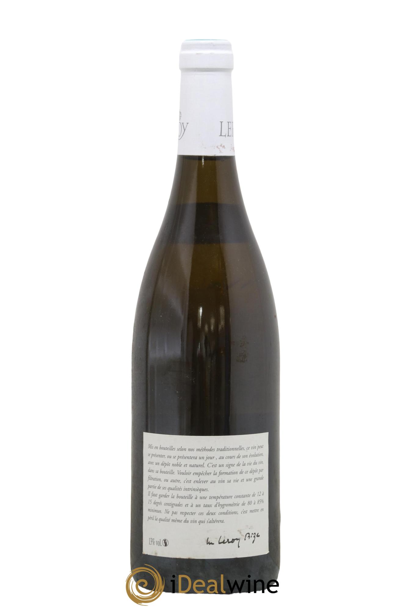 Meursault 1er Cru Les Bouchères Leroy SA 2007 - Lot de 1 bouteille - 1