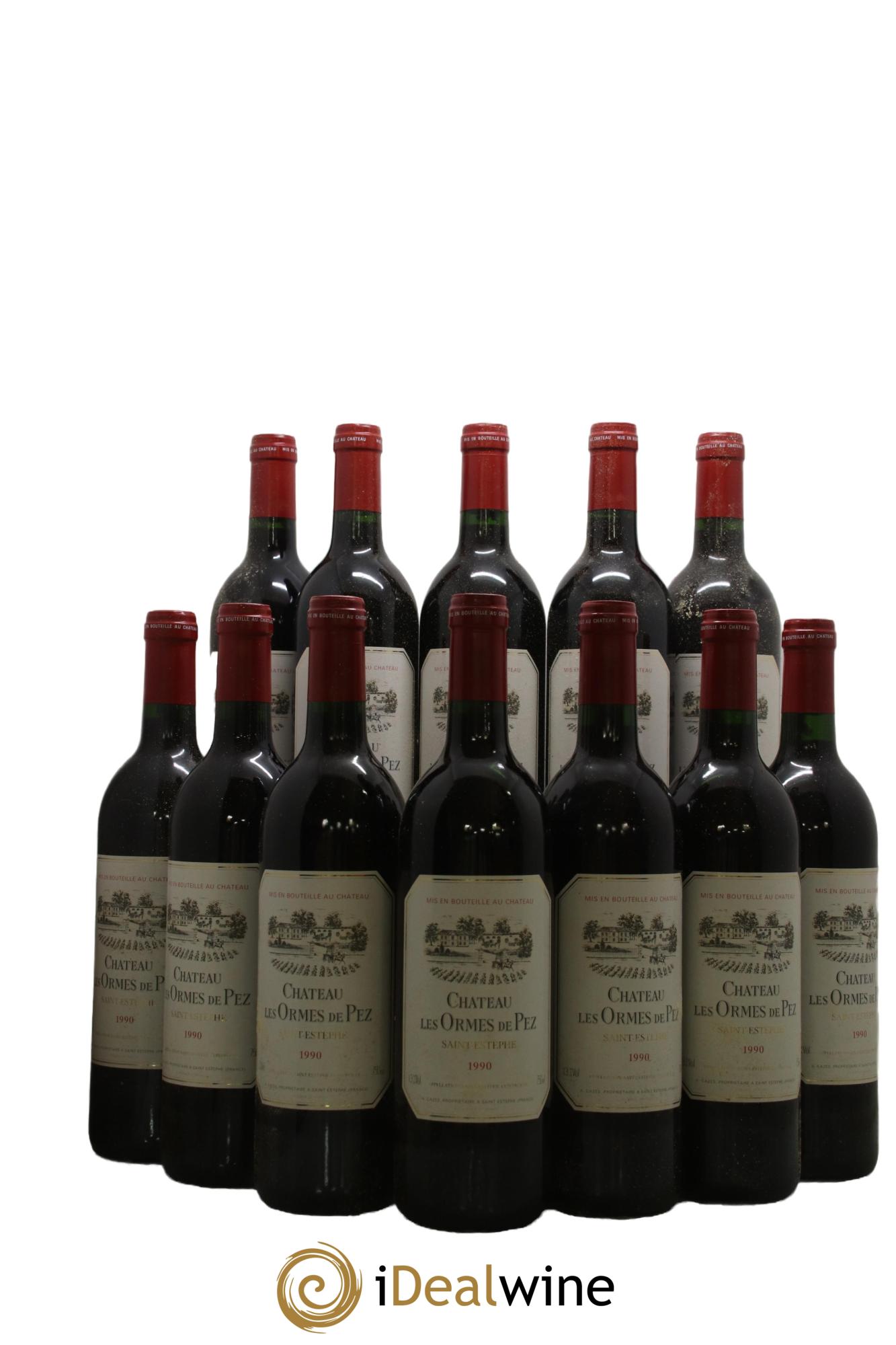 Château les Ormes de Pez 1990 - Lot de 12 bouteilles - 0
