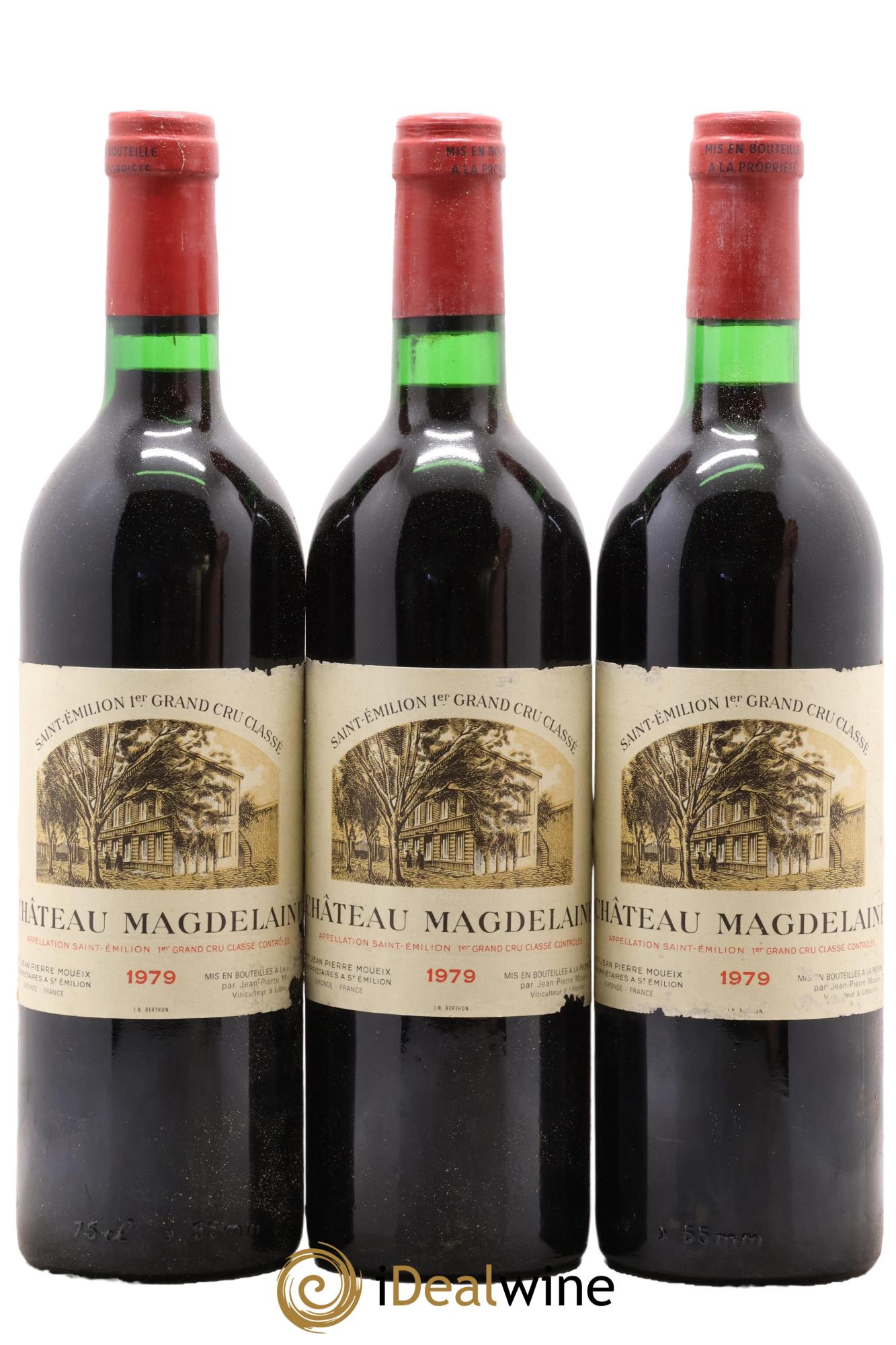 Château Magdelaine 1979 - Lotto di 3 bottiglie - 0