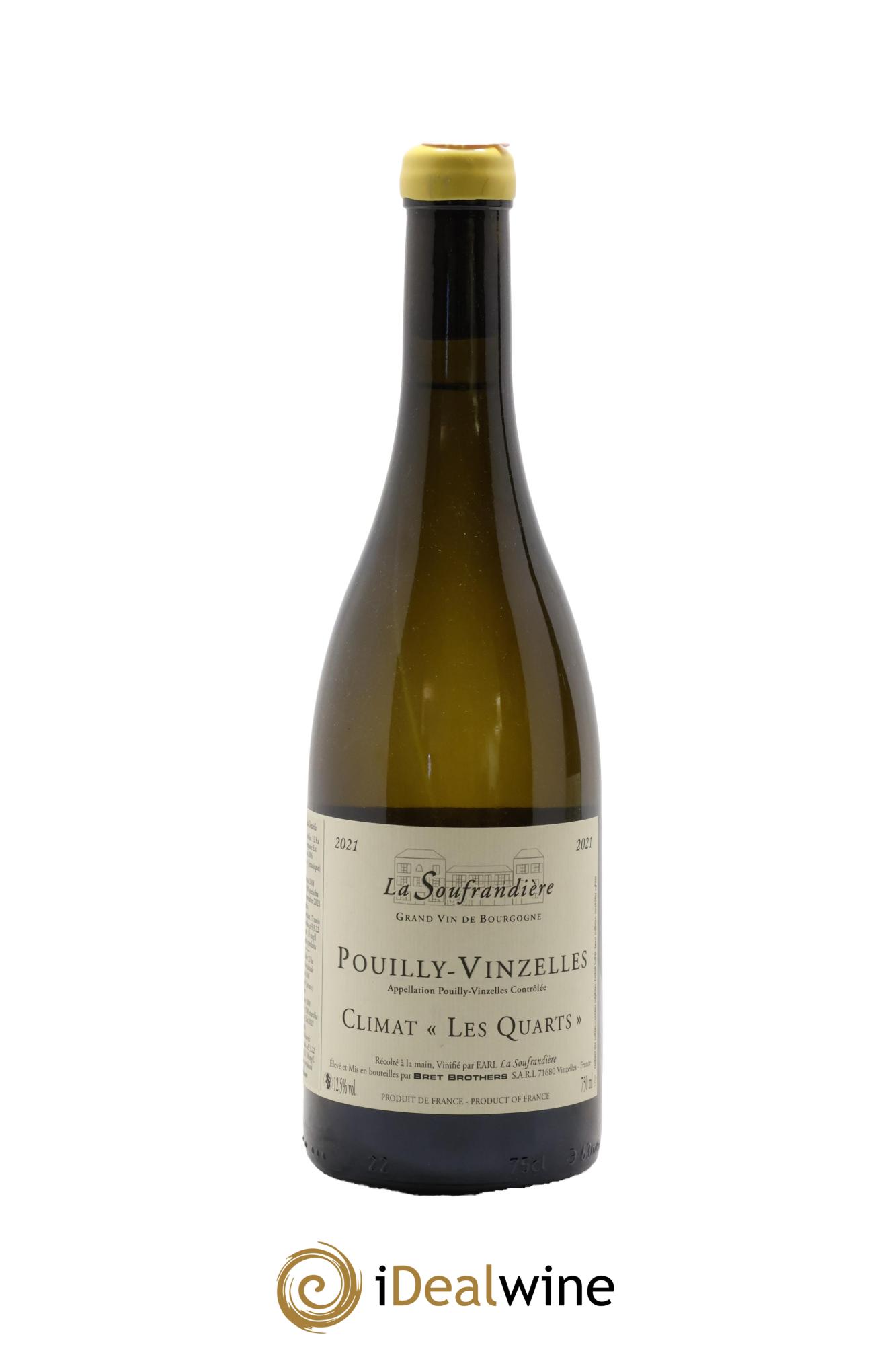 Pouilly-Vinzelles Les Quarts La Soufrandière - Bret Brothers 2021 - Lotto di 1 bottiglia - 0