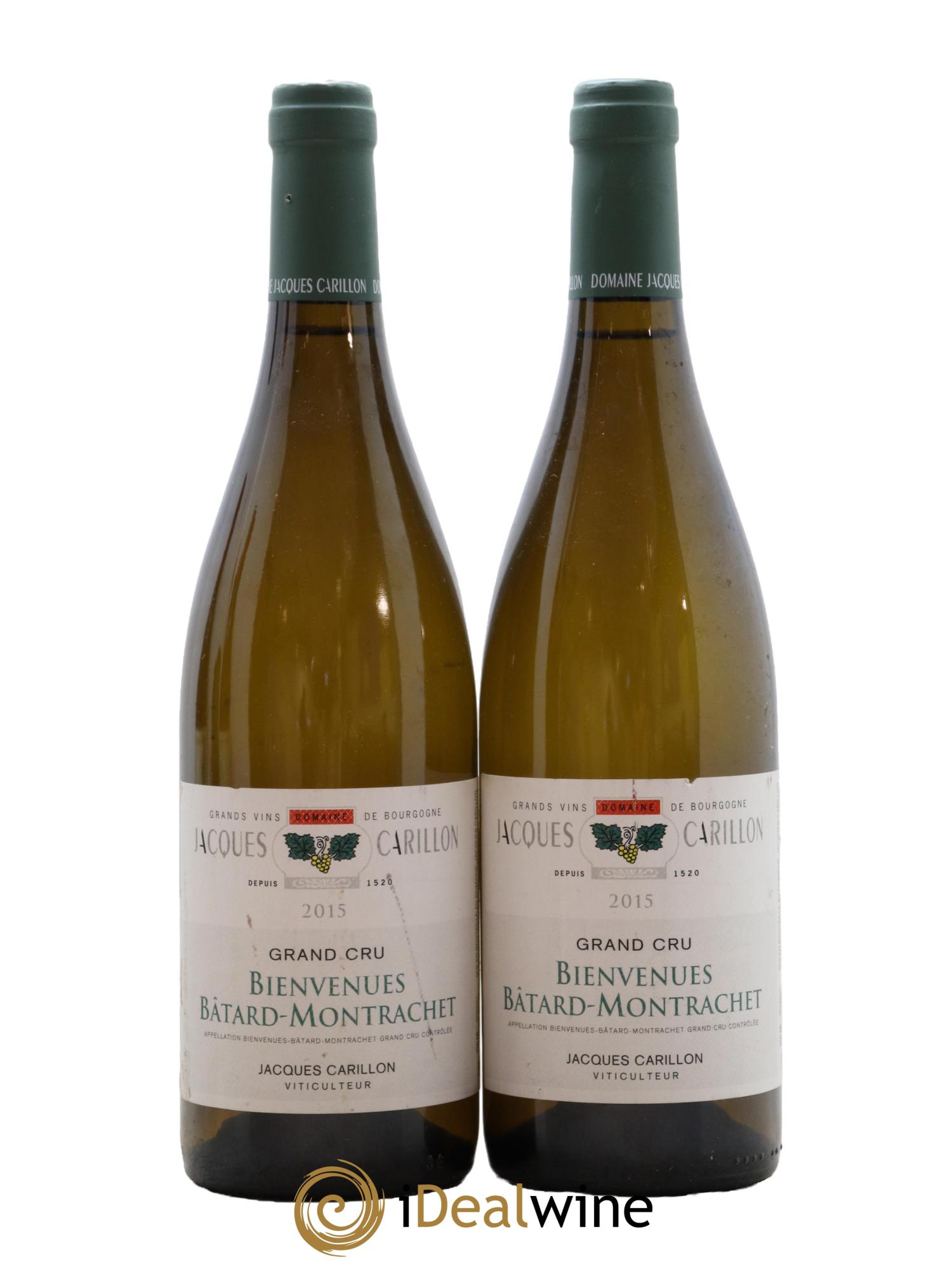 Bienvenues-Bâtard-Montrachet Grand Cru Jacques Carillon (Domaine) 2015 - Lot de 2 bouteilles - 0
