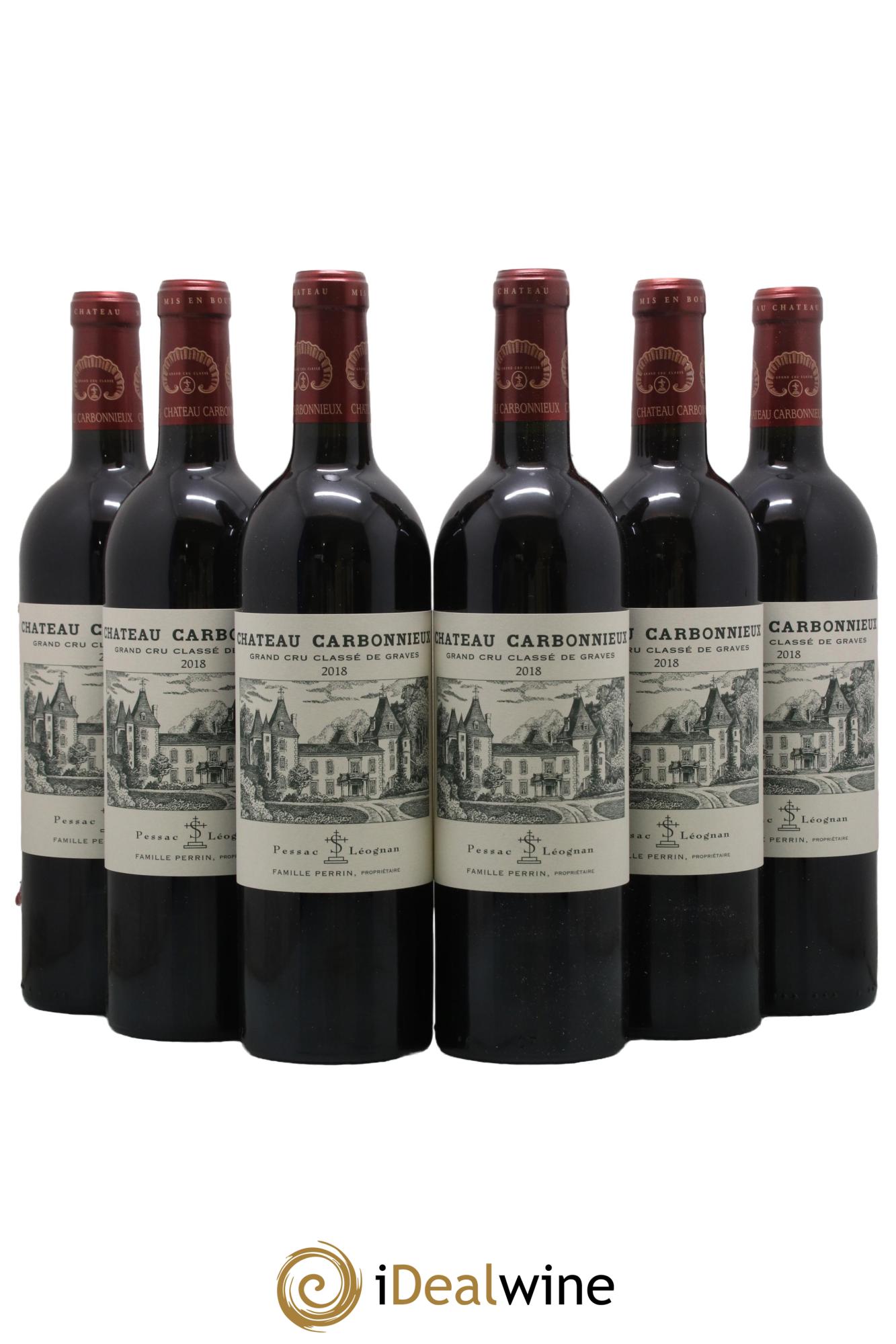 Château Carbonnieux Cru Classé de Graves 2018 - Lot de 6 bouteilles - 0
