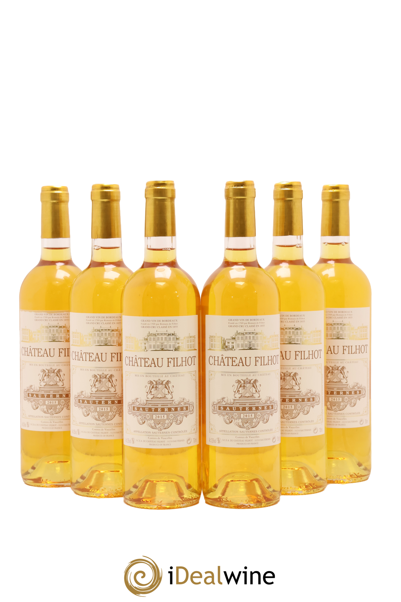 Château Filhot 2ème Grand Cru Classé 2015 - Lotto di 6 bottiglie - 0