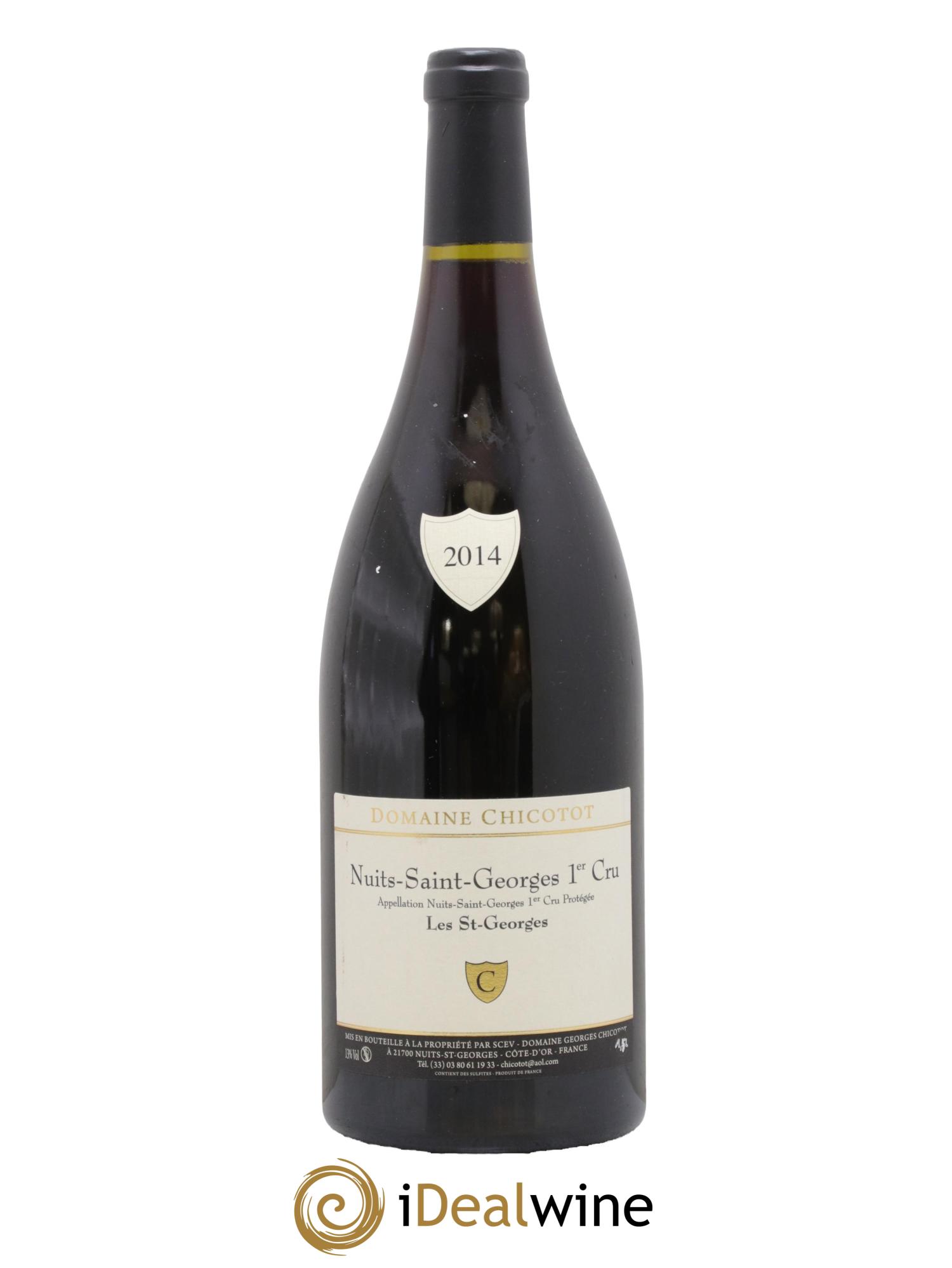 Nuits-Saint-Georges 1er Cru Les Saint-Georges Chicotot 2014 - Lot de 1 magnum - 0