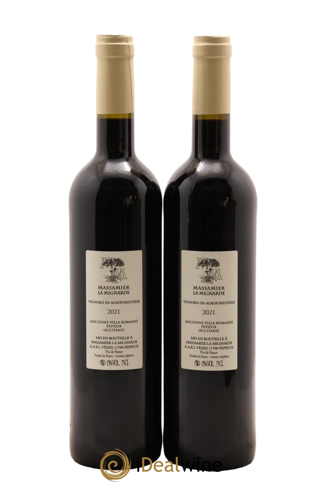 Vin de France Domus Maximus Château Massamier La Mignarde 2021 - Lot of 2 bottles - 1