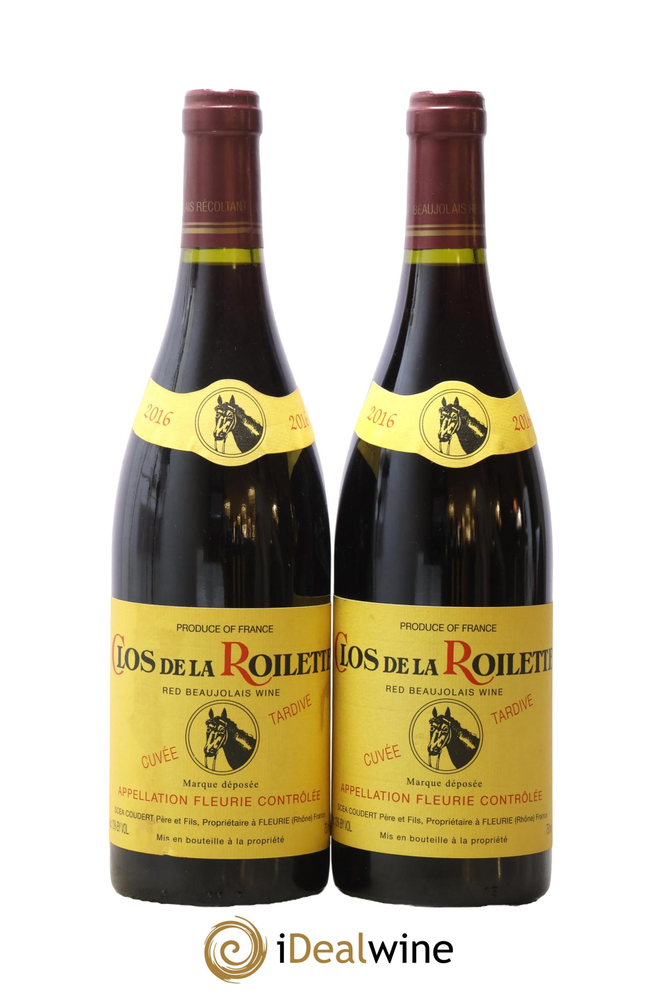 Fleurie Cuvée Tardive Clos de la Roilette 2016 - Posten von 2 Flaschen - 0