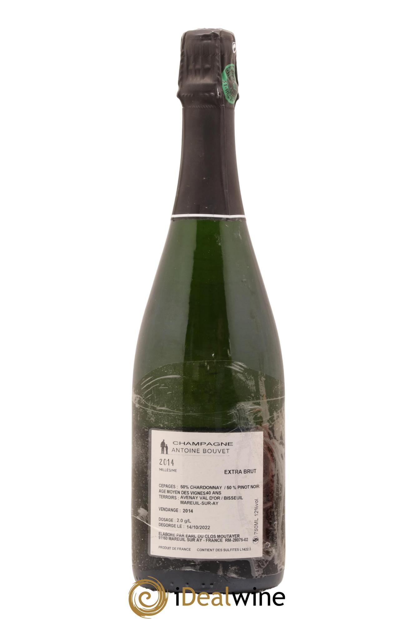 Millésimé Antoine Bouvet 2014 - Lot de 1 bouteille - 1