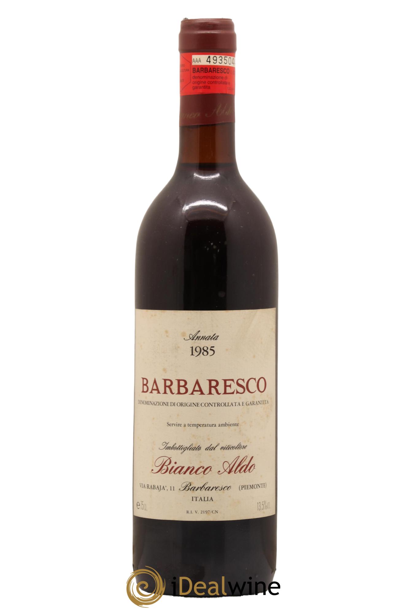 Barbaresco DOCG Bianco Aldo 1985 - Lot de 1 bouteille - 0