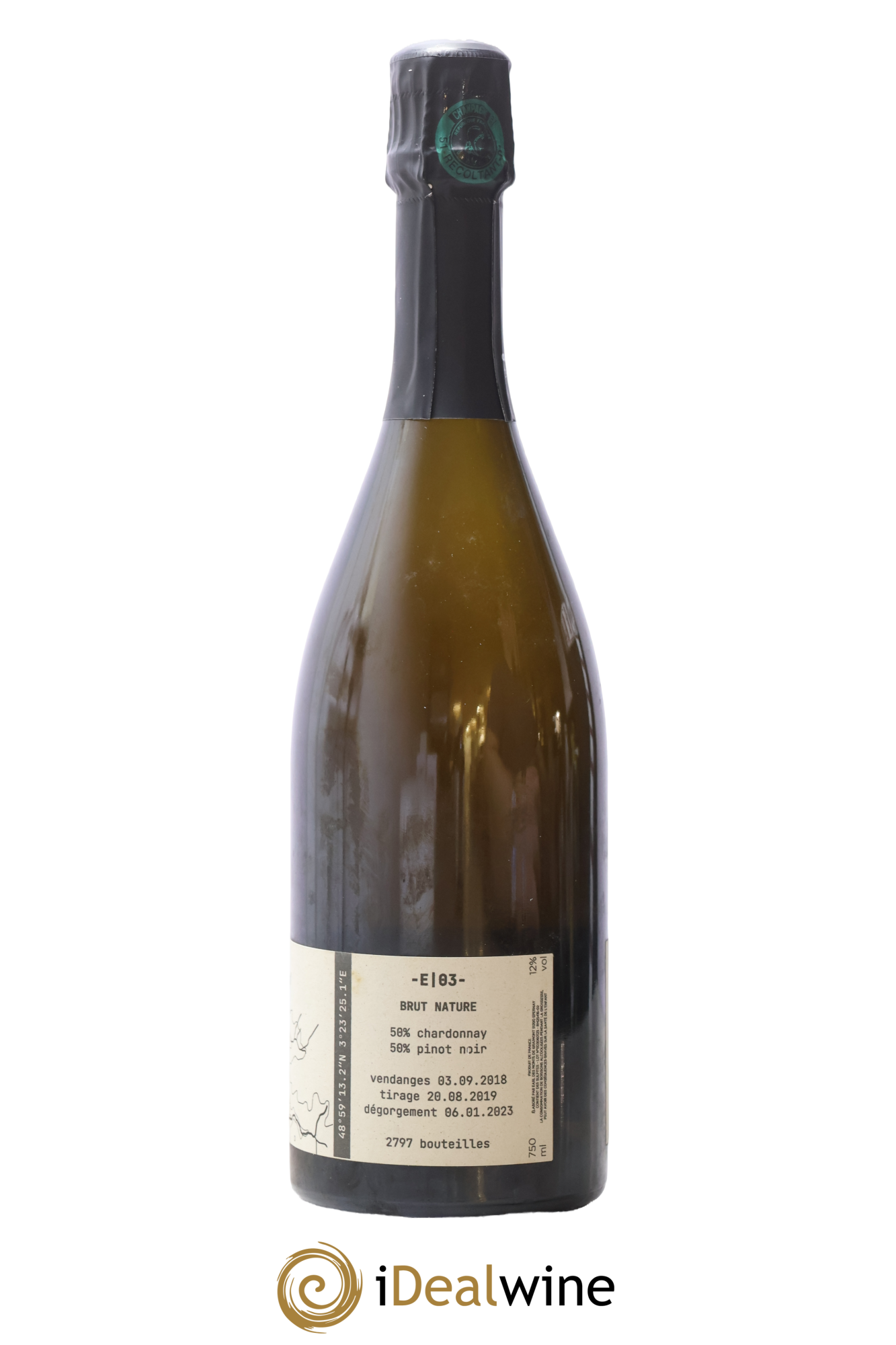 Brut Nature Exploration 03 Tom Gauditiabois 2018 - Lotto di 1 bottiglia - 1