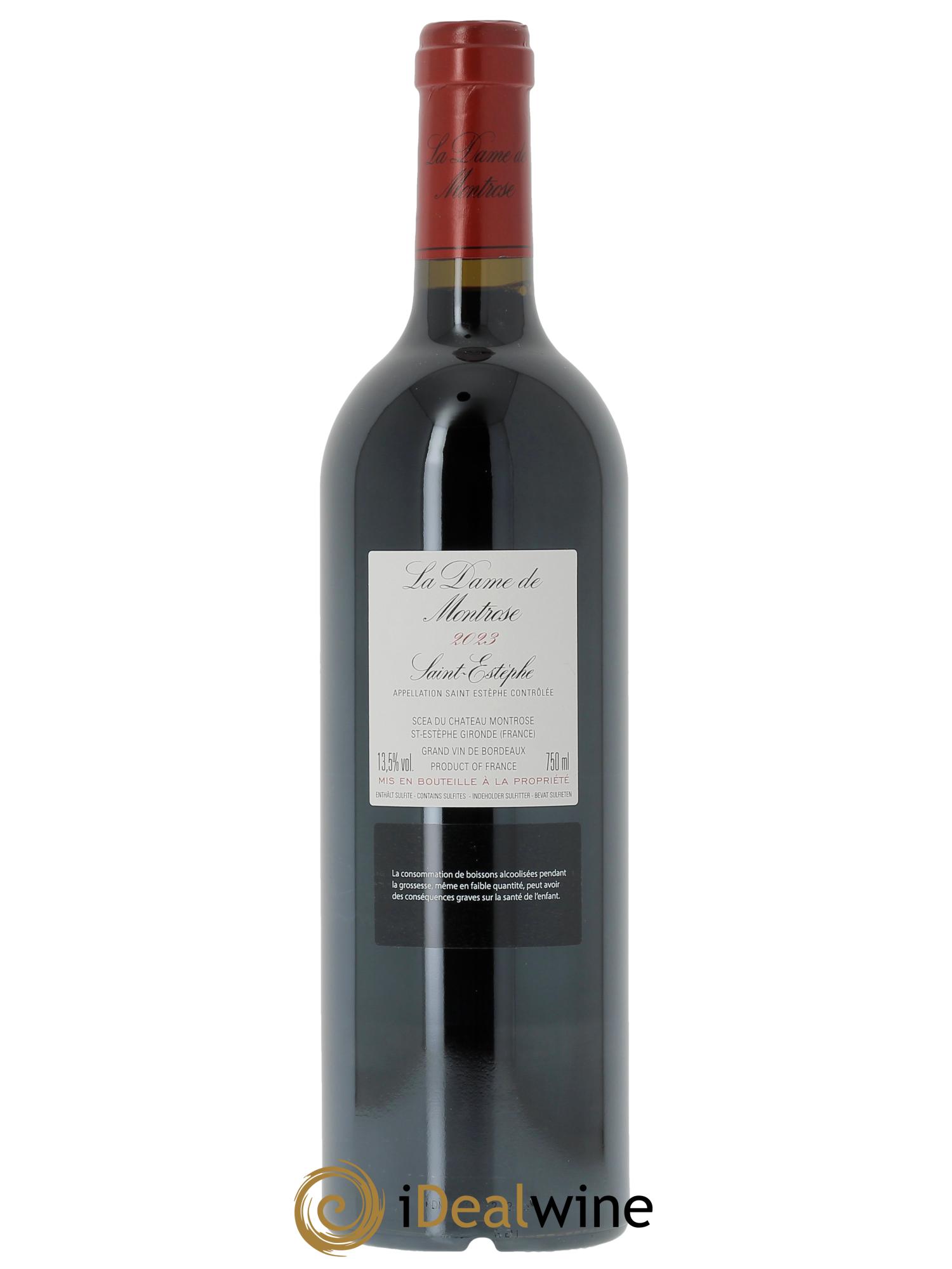 La Dame de Montrose Second Vin (CBO à partir de 6 bts) 2023 - Lot de 1 bouteille - 1