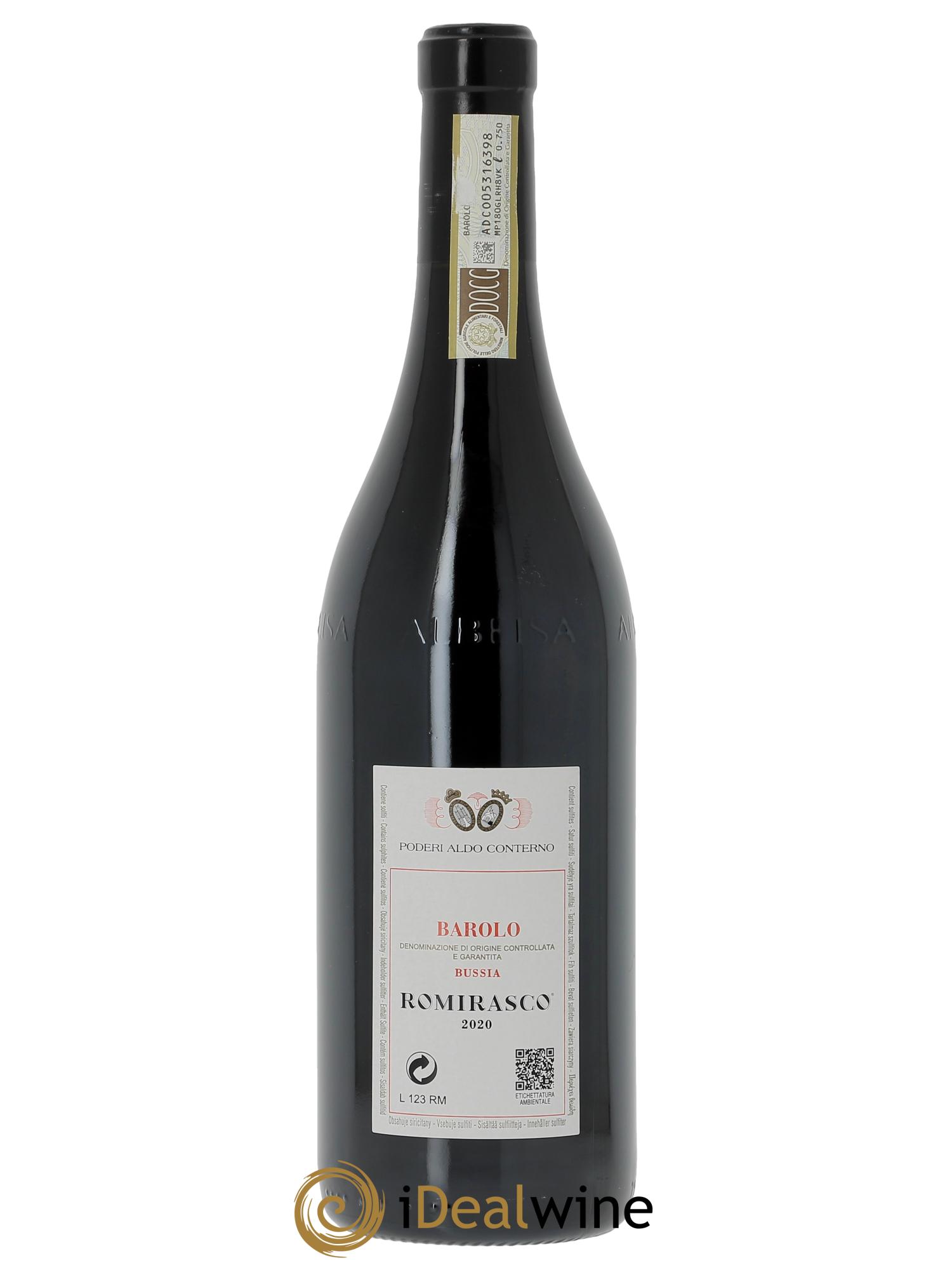 Barolo DOCG Bussia Romirasco Aldo Conterno  2020 - Lotto di 1 bottiglia - 1