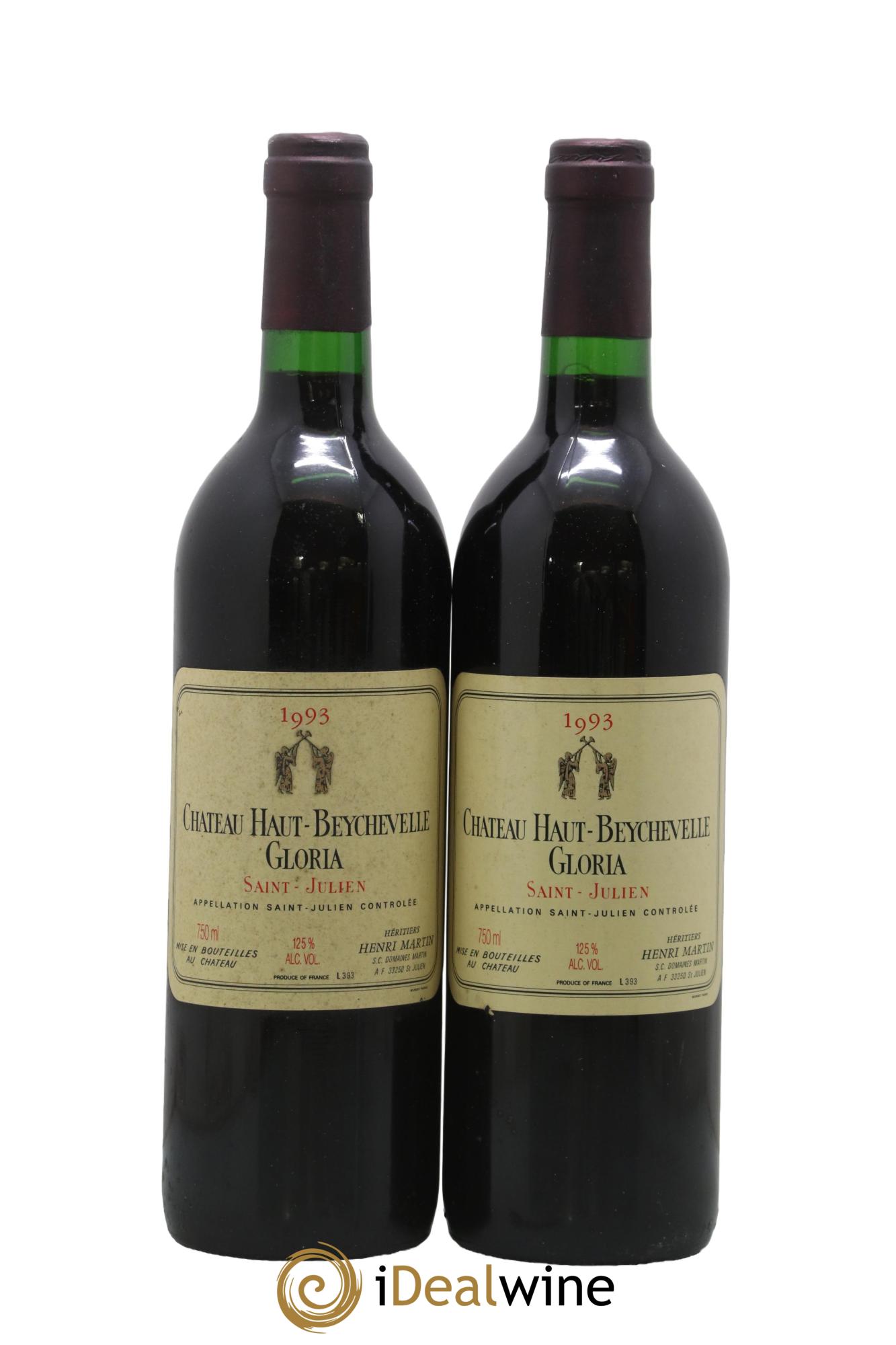 Château Haut Beychevelle Gloria 1993 - Lotto di 2 bottiglie - 0