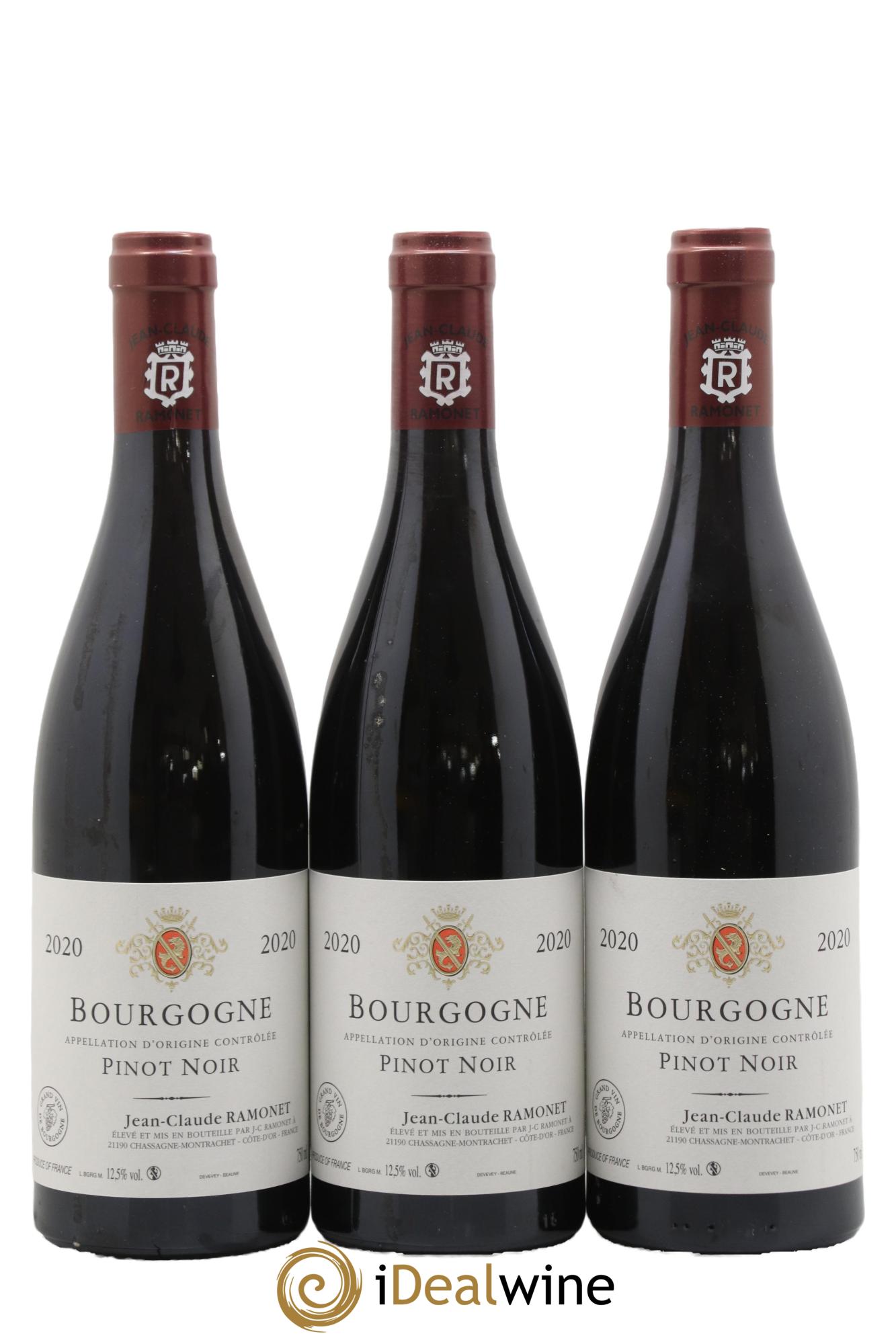 Bourgogne Pinot Noir Ramonet (Domaine) 2020 - Posten von 3 Flaschen - 0