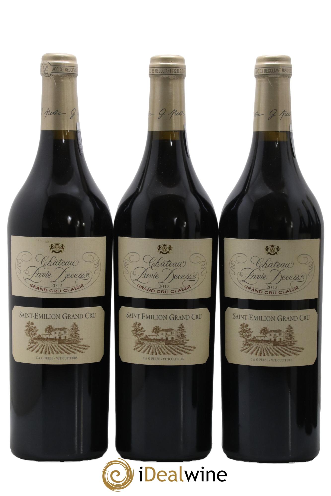 Château Pavie Decesse Grand Cru Classé 2012 - Lotto di 6 bottiglie - 1