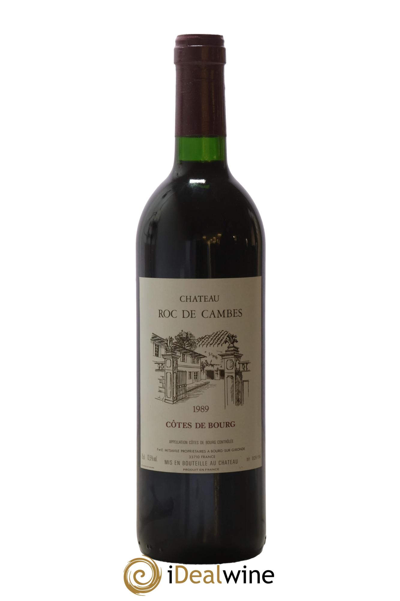 Roc de Cambes 1989 - Posten von 1 Flasche - 0