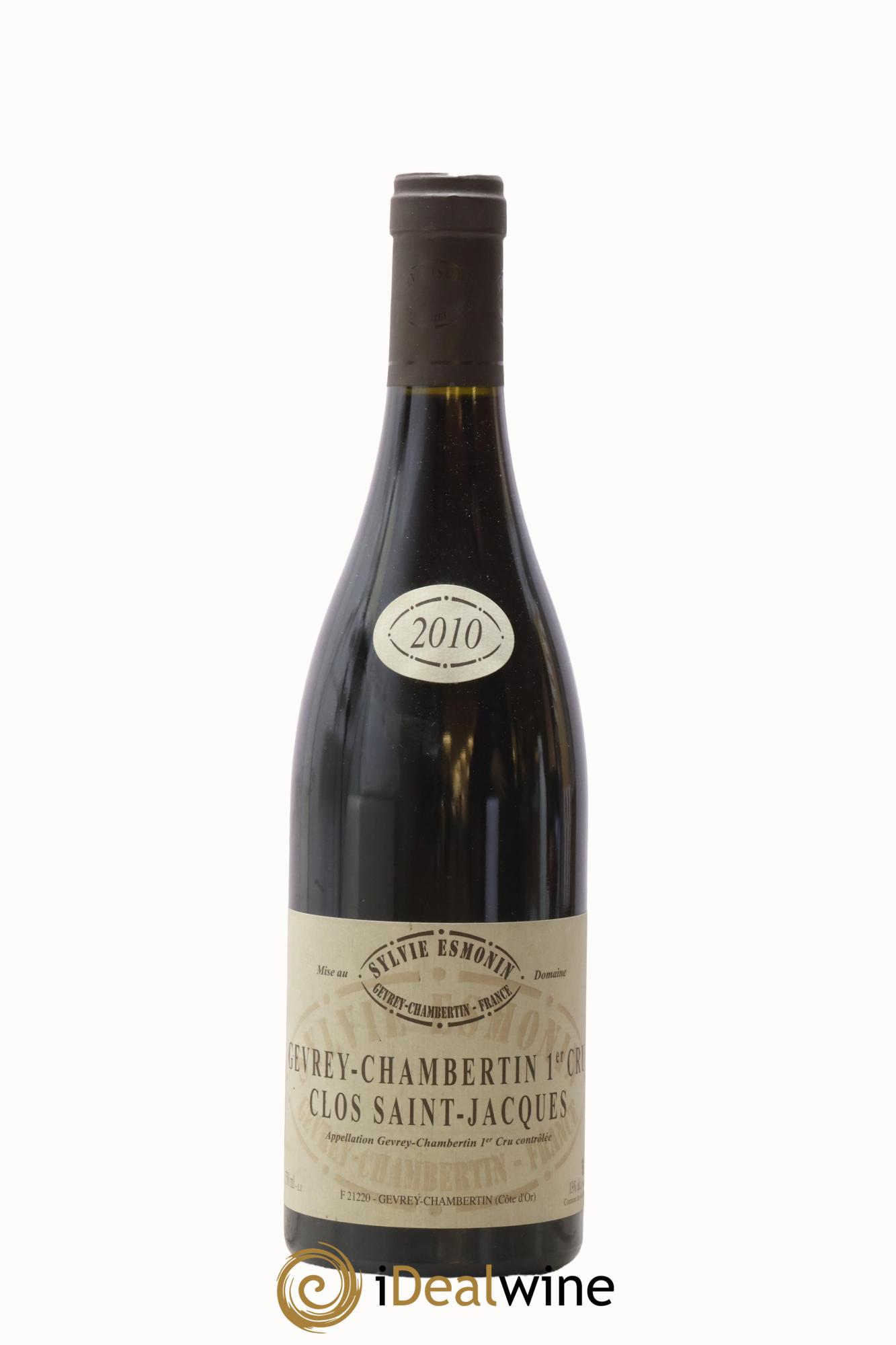 Gevrey-Chambertin 1er Cru Clos Saint Jacques Sylvie Esmonin 2010 - Lotto di 1 bottiglia - 0