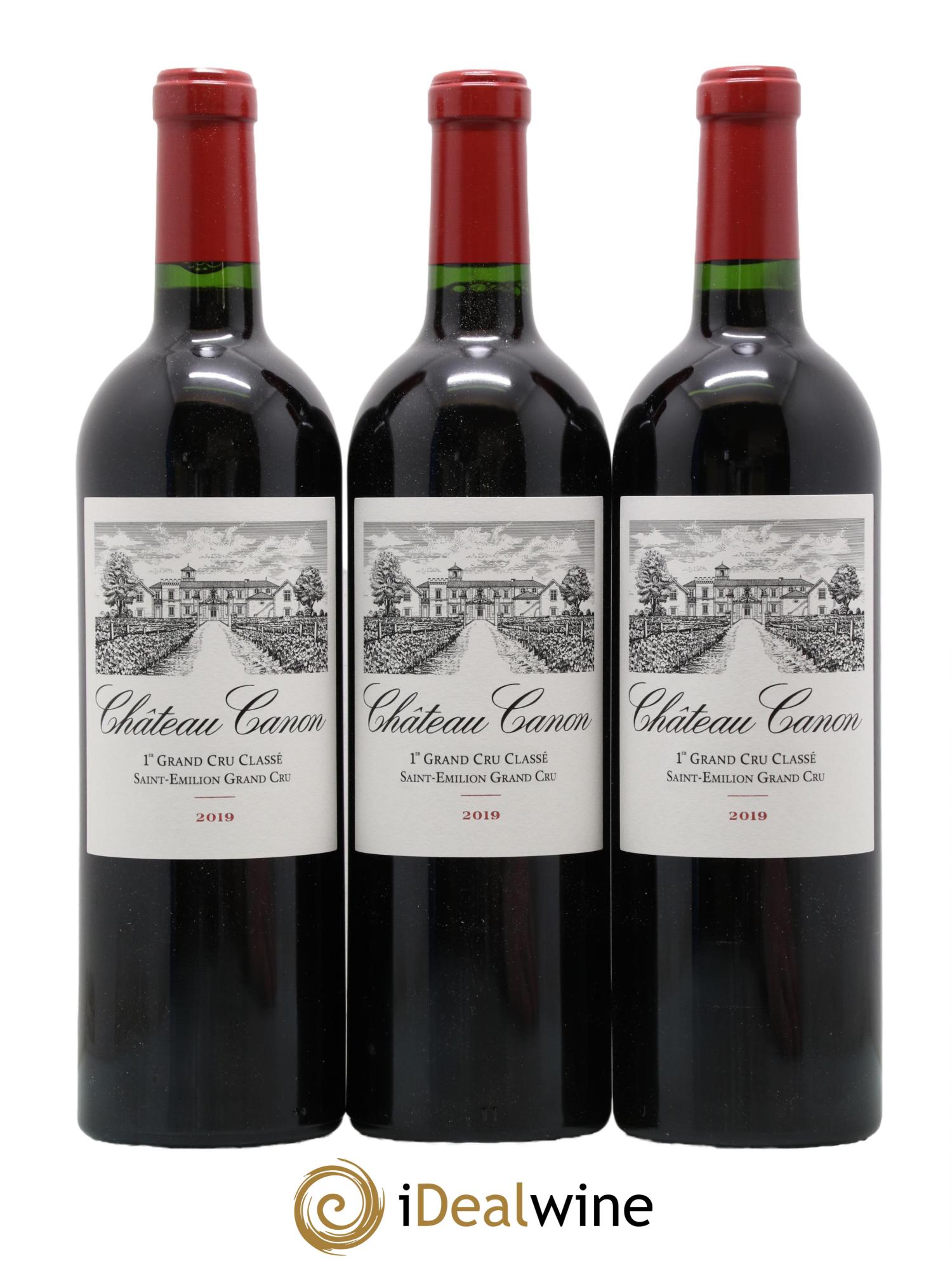 Château Canon 1er Grand Cru Classé B 2019 - Lot de 6 bouteilles - 1