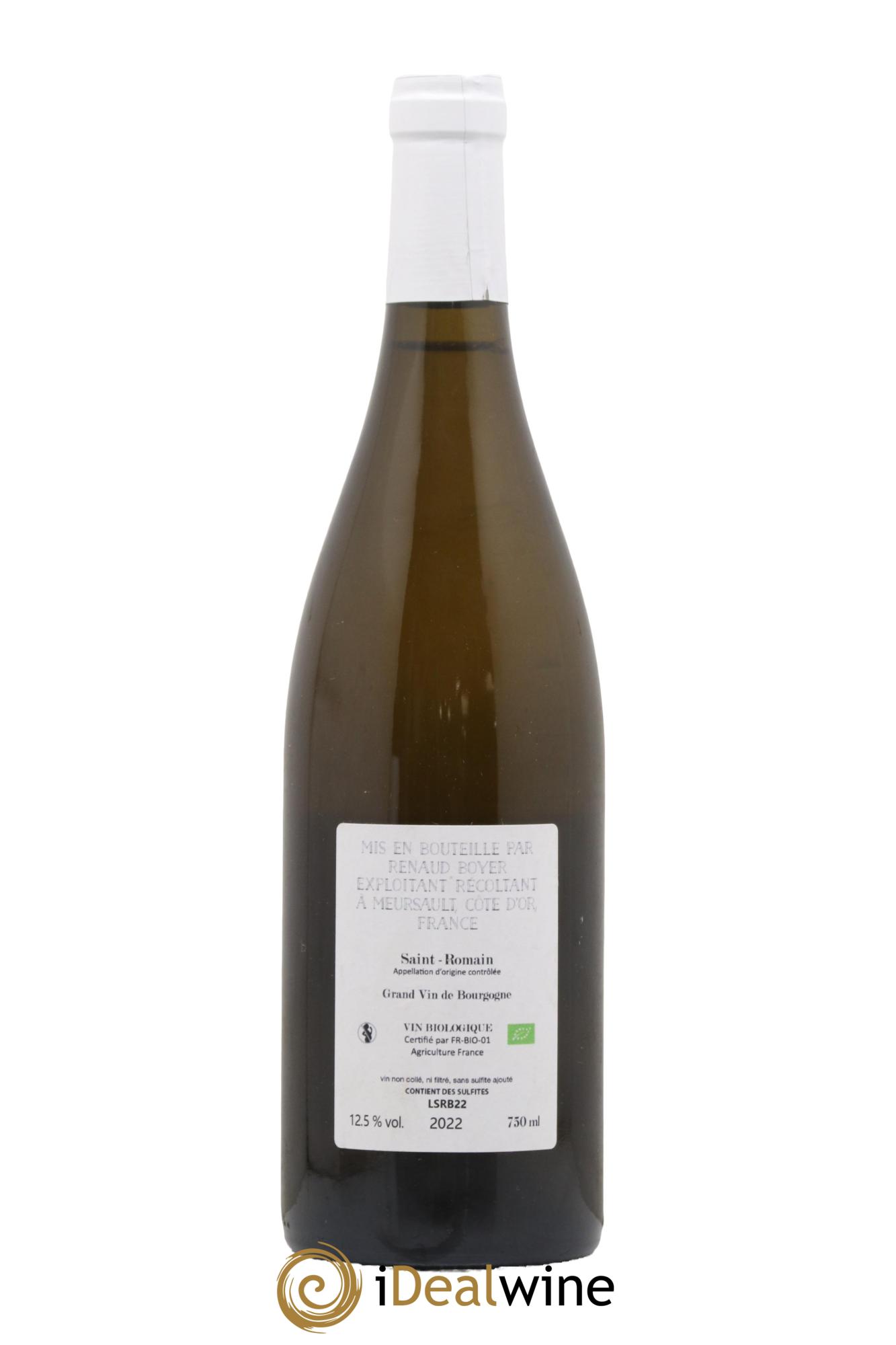 Saint-Romain Renaud Boyer 2022 - Lot de 1 bouteille - 1