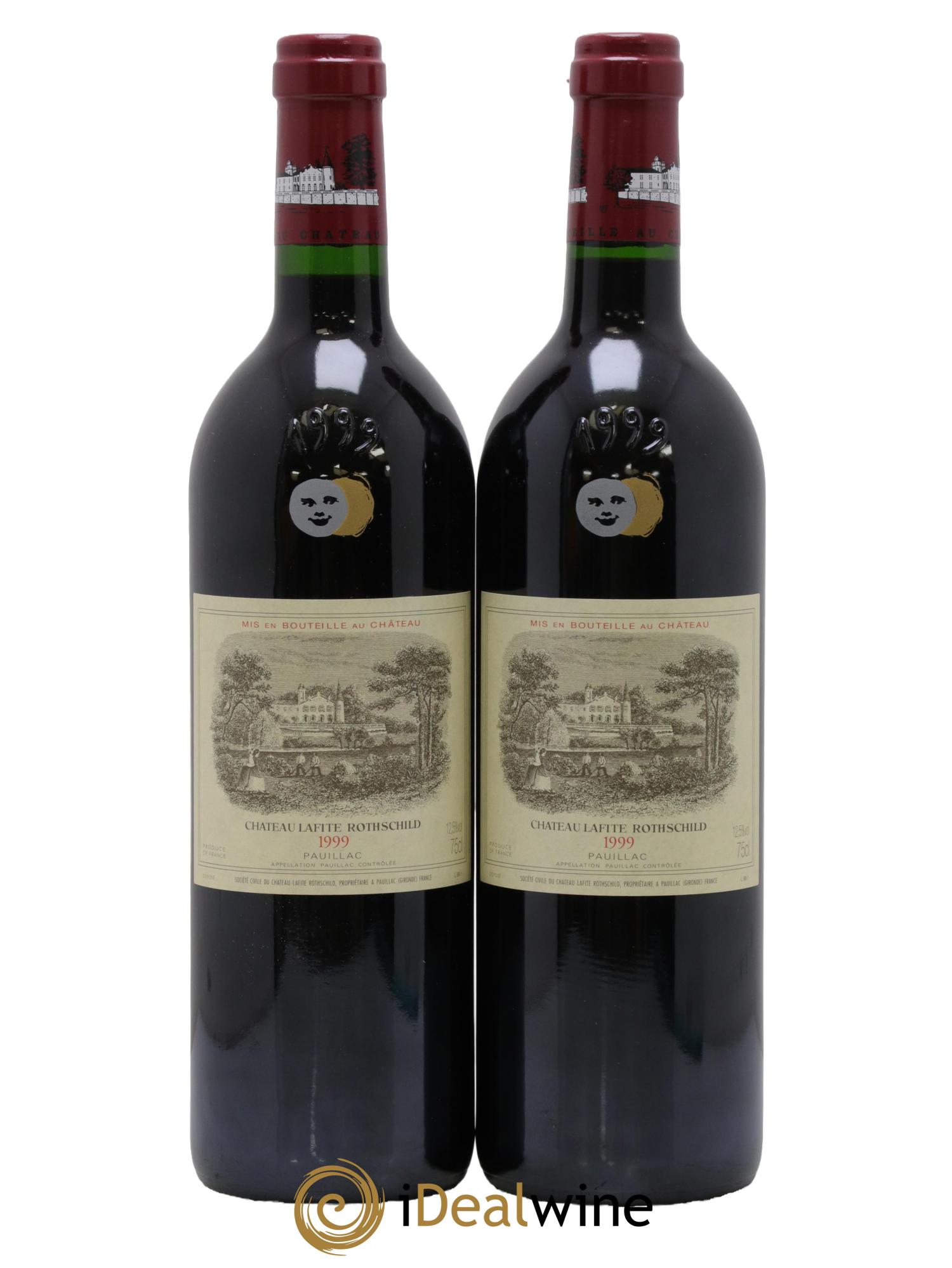 Château Lafite Rothschild 1er Grand Cru Classé 1999 - Lot of 2 bottles - 0