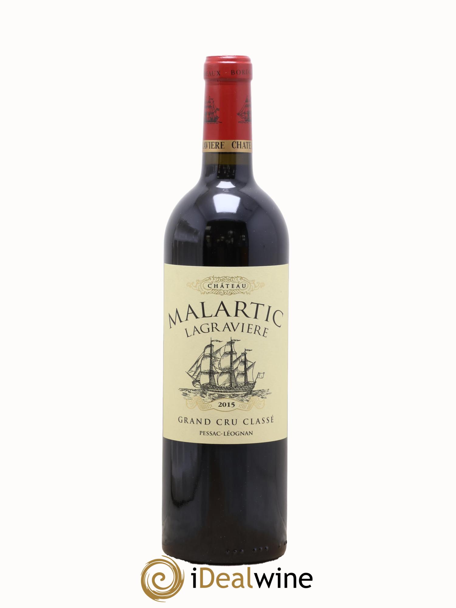 Château Malartic-Lagravière Cru Classé de Graves 2015 - Lot de 1 bouteille - 0