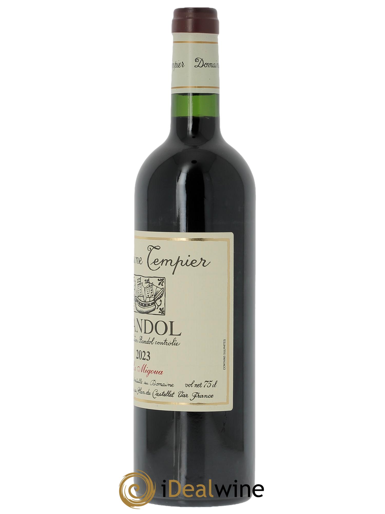 Bandol Domaine Tempier Cuvée La Migoua Famille Peyraud 2023 - Lote de 1 botella - 1