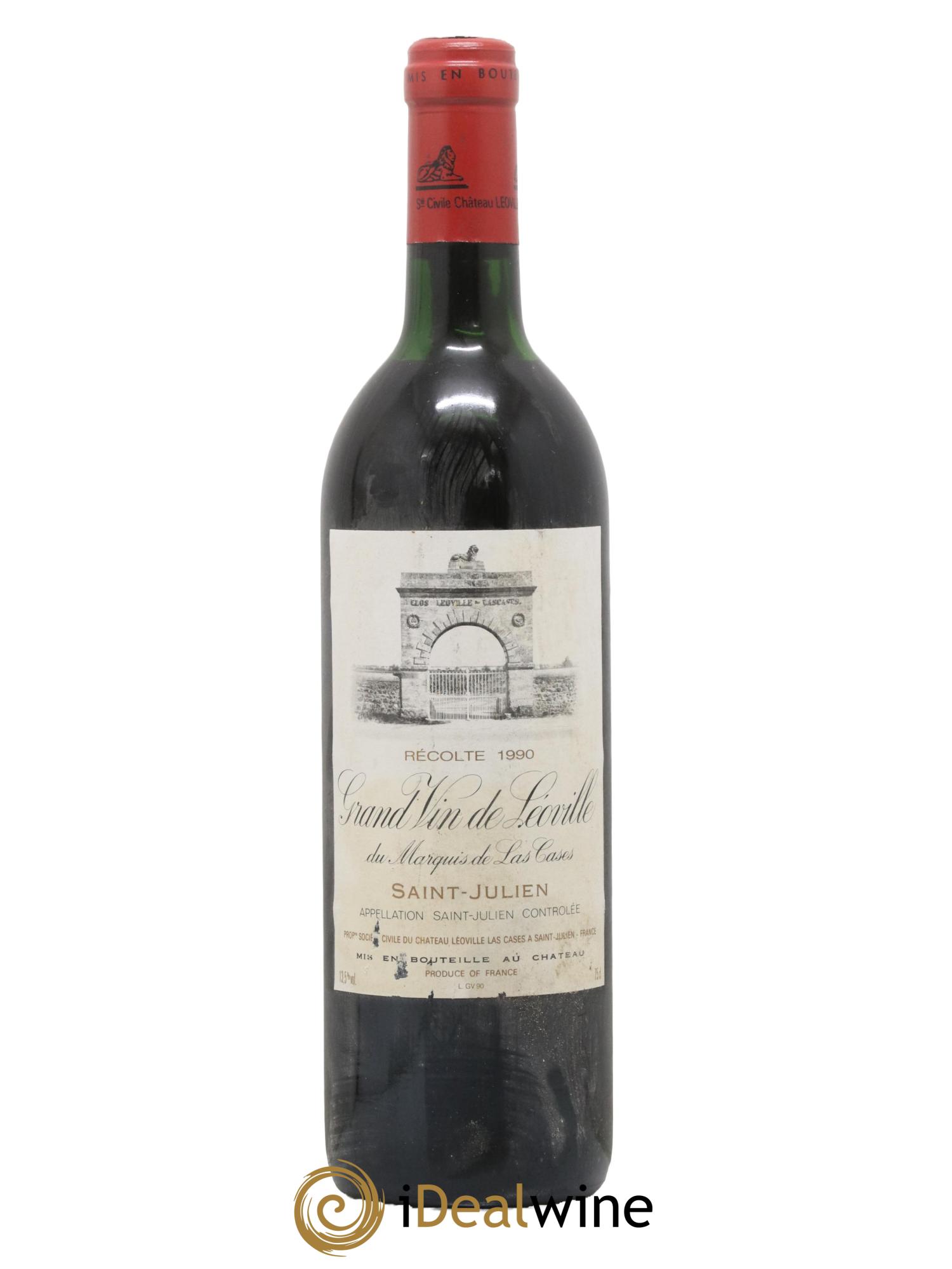 Château Léoville Las Cases 2ème Grand Cru Classé 1990 - Lot de 1 bouteille - 0