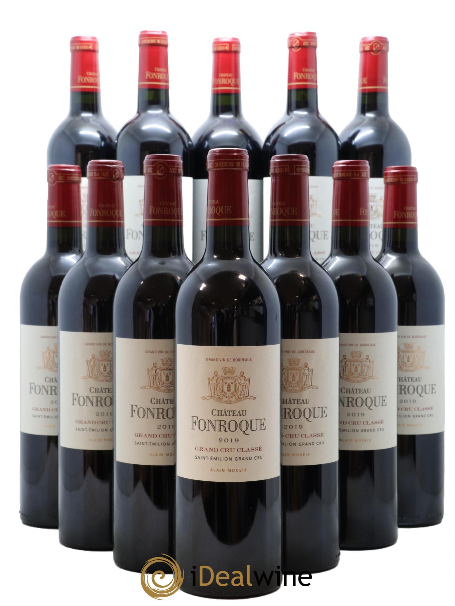 Château Fonroque Grand Cru Classé 2019 - Lot de 12 bouteilles - 0