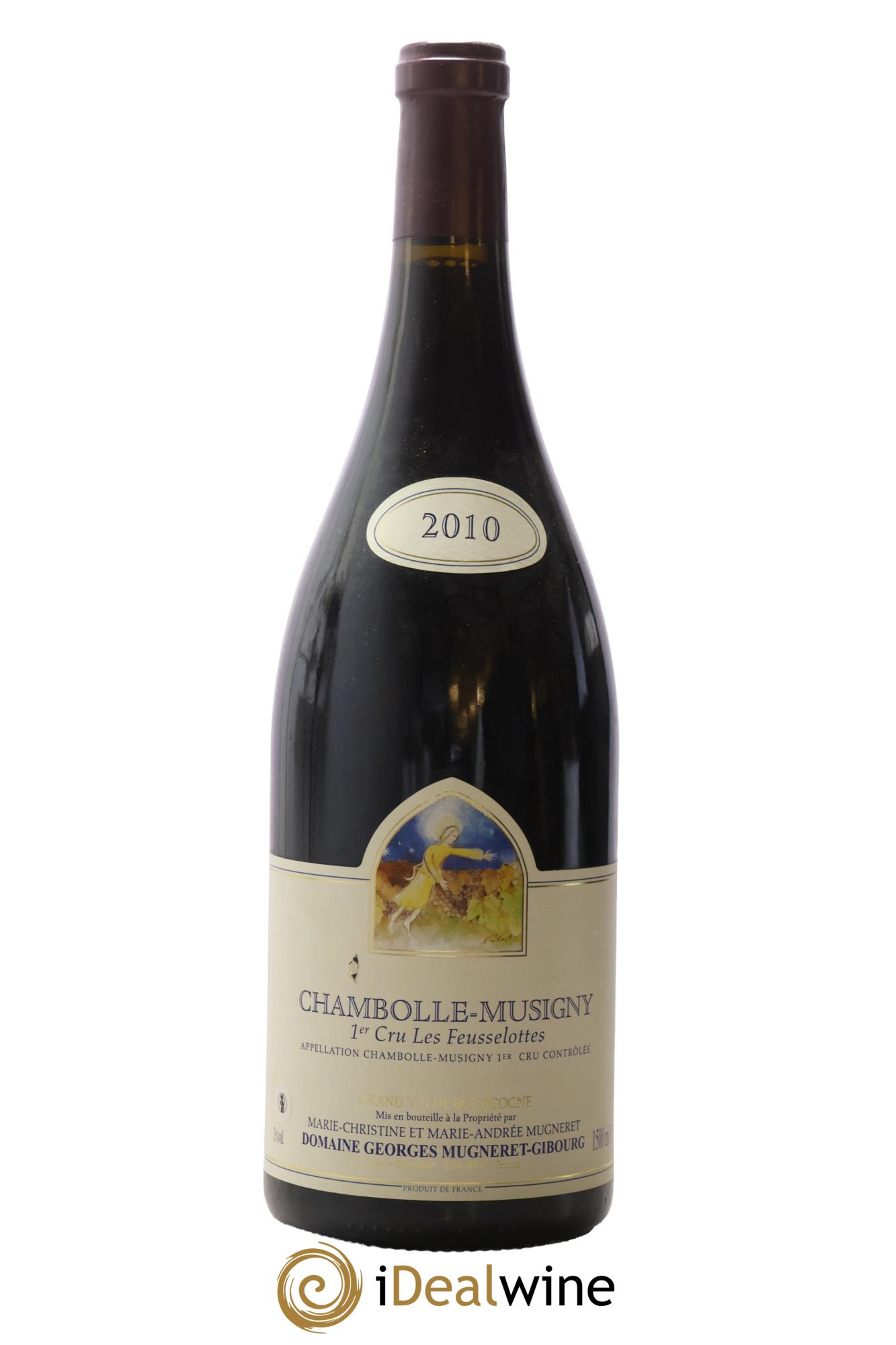 Chambolle-Musigny 1er Cru Les Feusselottes Mugneret-Gibourg (Domaine) 2010 - Lot of 1 magnum - 0