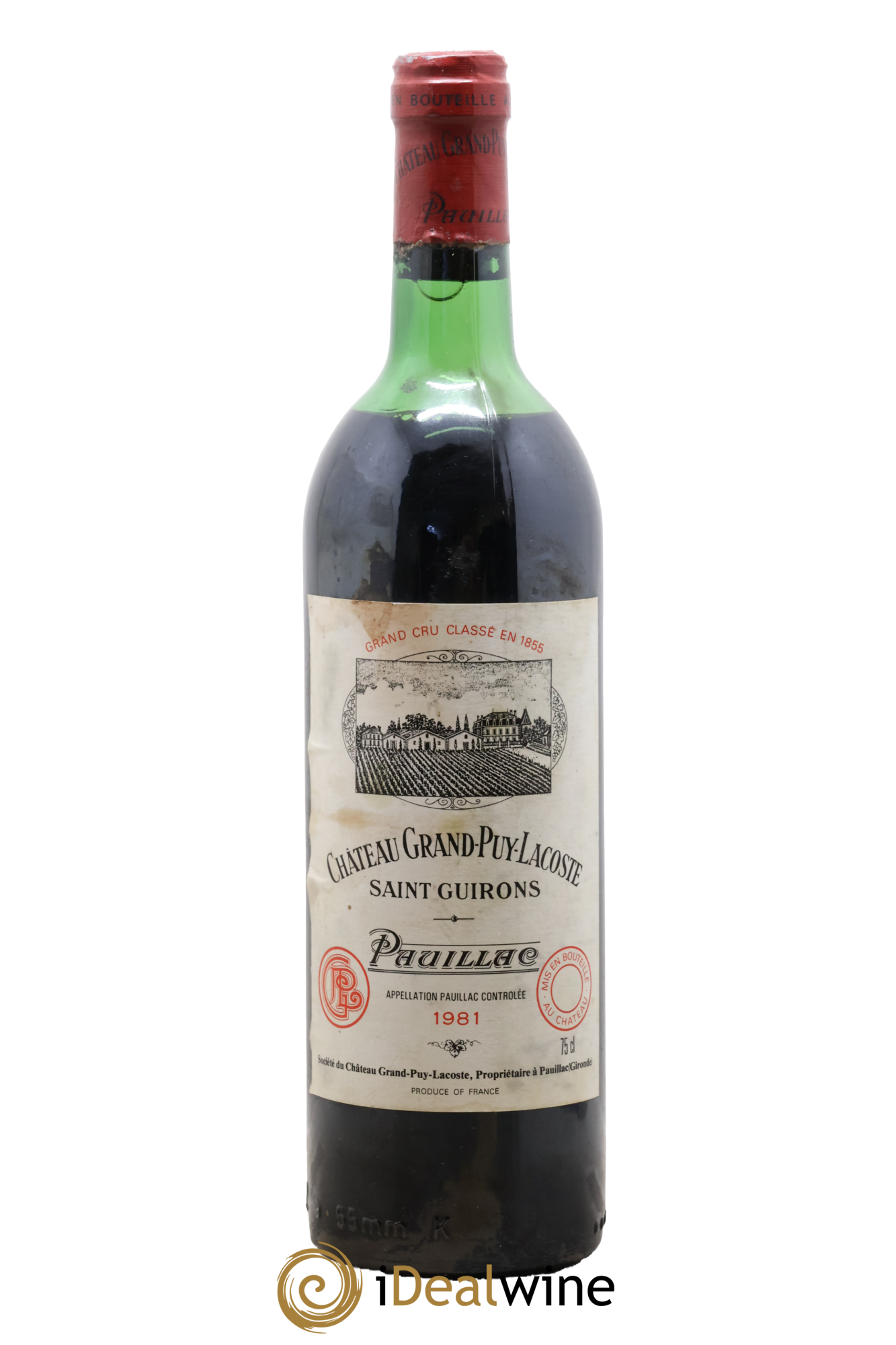 Château Grand Puy Lacoste 5ème Grand Cru Classé 1981 - Lot of 1 bottle - 0