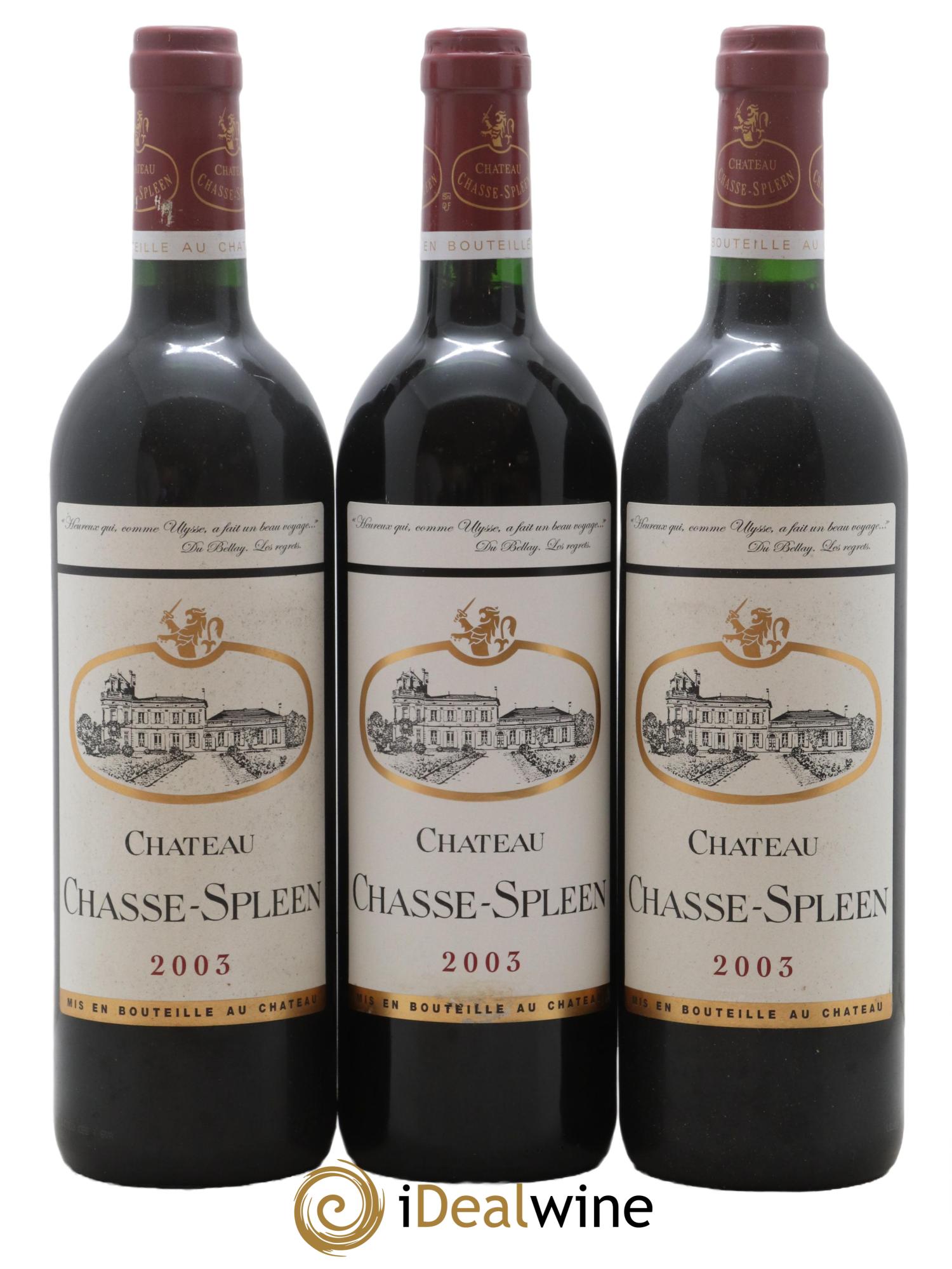 Château Chasse Spleen 2003 - Lot de 12 bouteilles - 1