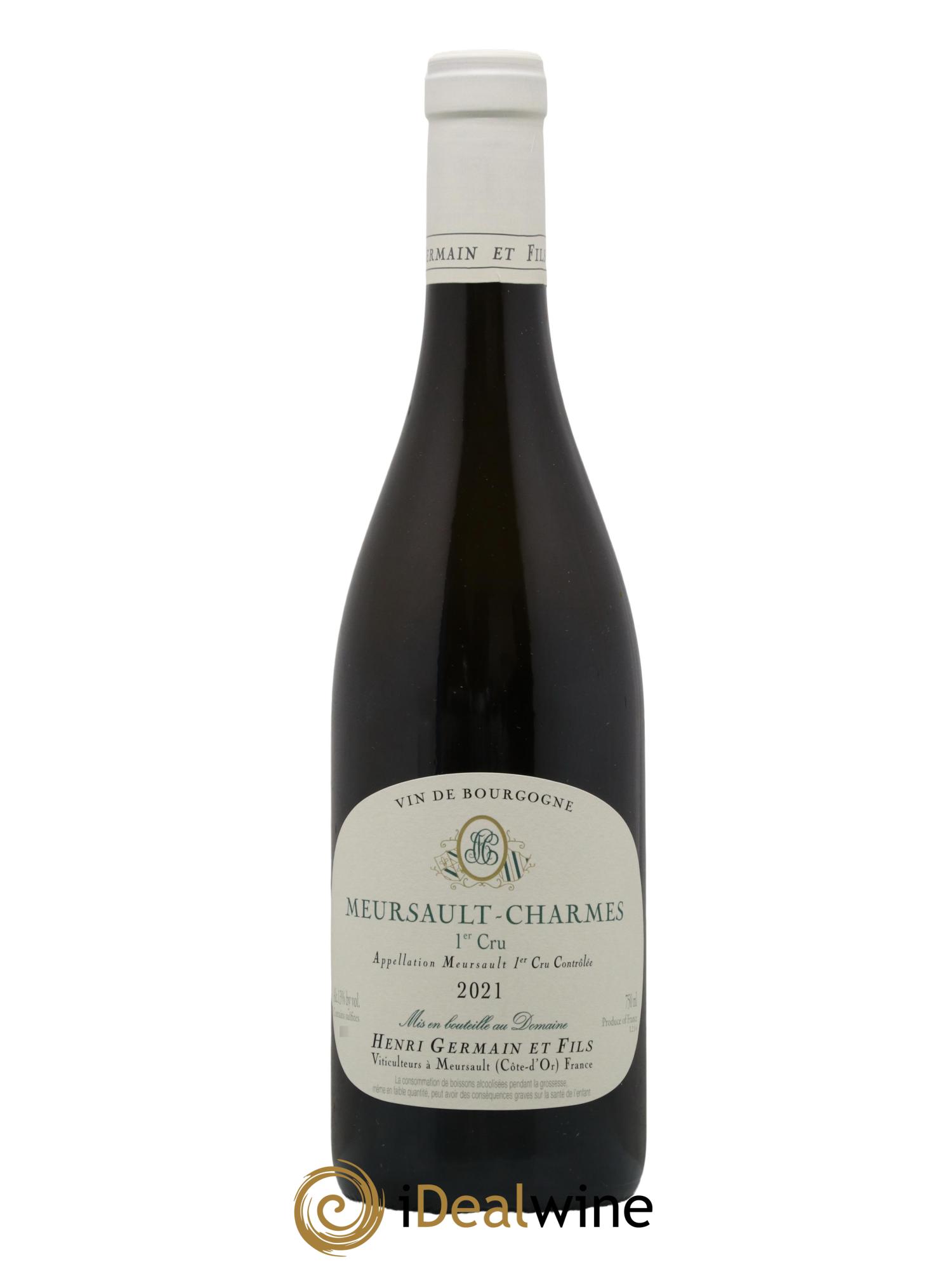 Meursault 1er Cru Charmes Henri Germain 2021 - Lot de 1 bouteille - 0