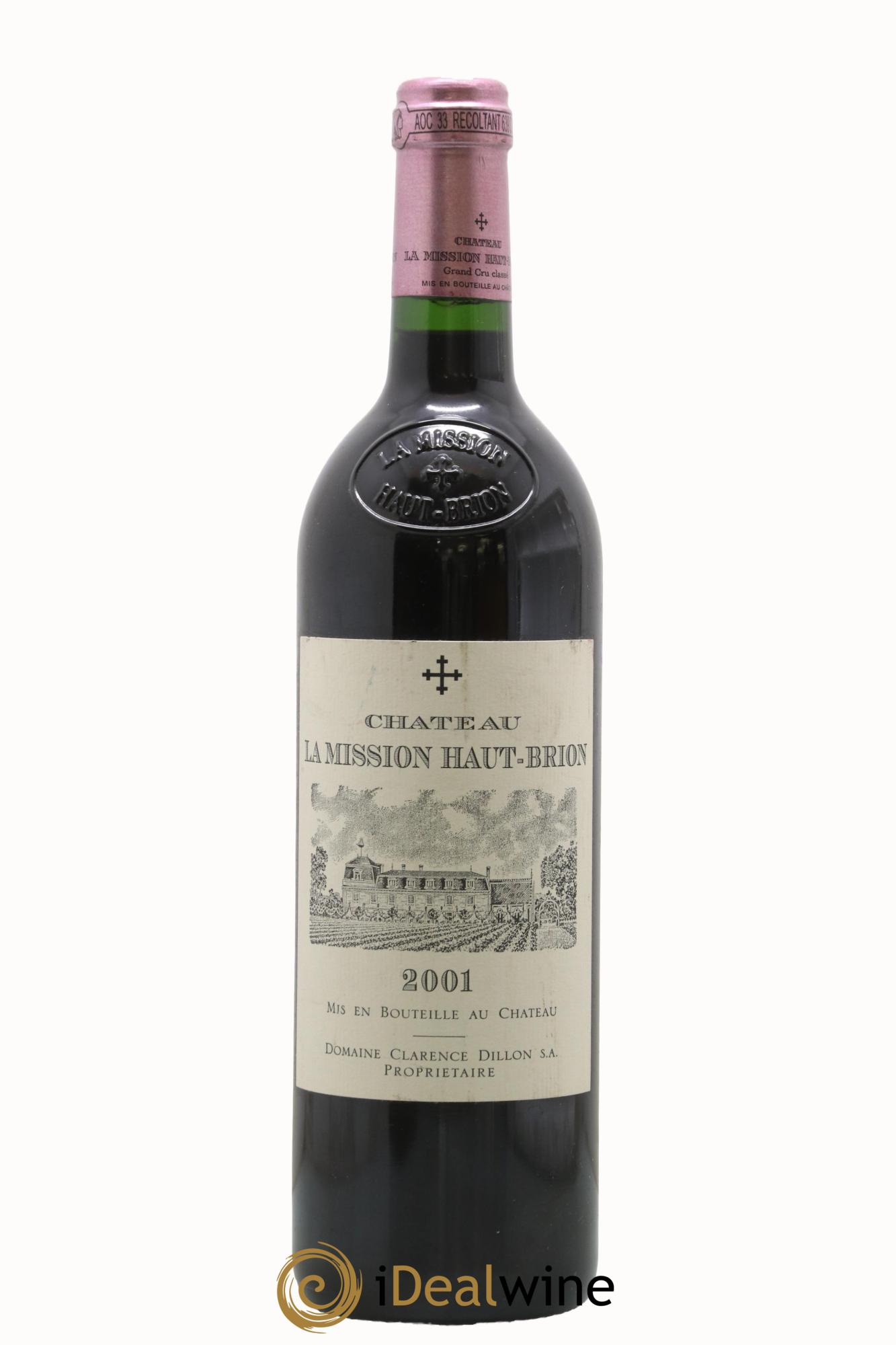 Château la Mission Haut-Brion Cru Classé de Graves 2001 - Posten von 1 Flasche - 0