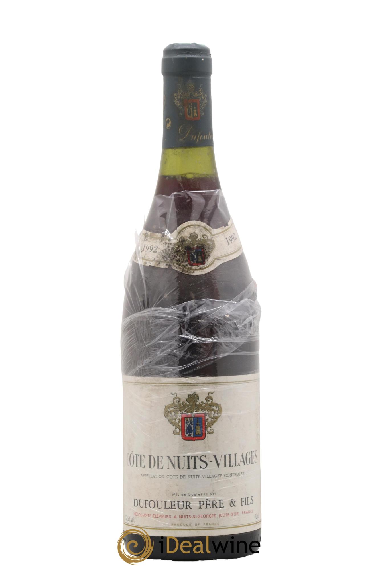 Côte de Nuits-Villages Dufouleur Père et Fils 1992 - Lotto di 1 bottiglia - 0