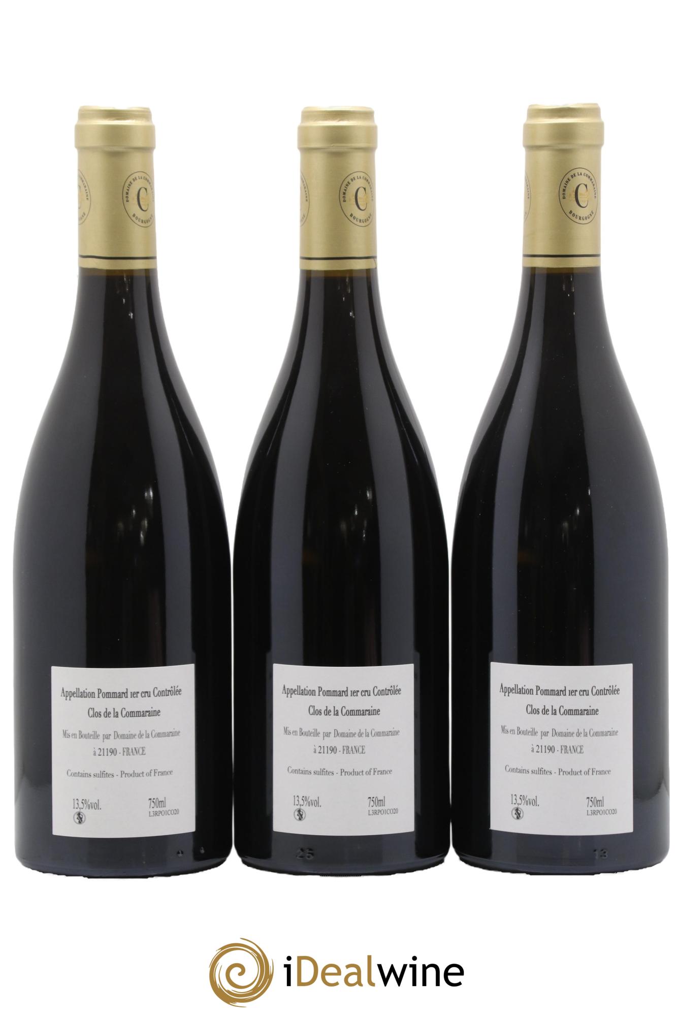Pommard 1er Cru Clos de la Commaraine De la Commaraine (Domaine) 2020 - Lotto di 3 bottiglie - 1