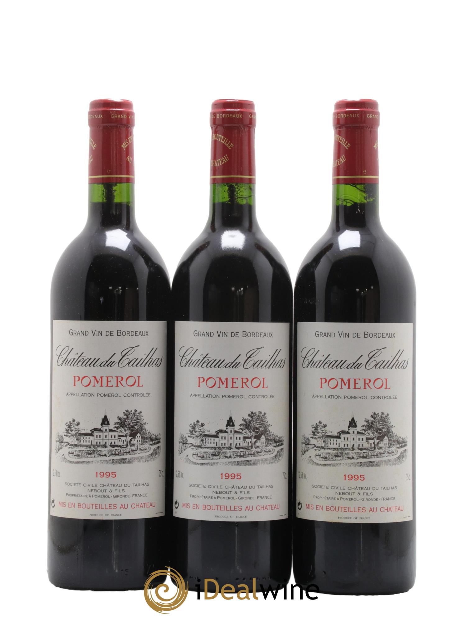Château du Tailhas 1995 - Posten von 3 Flaschen - 0