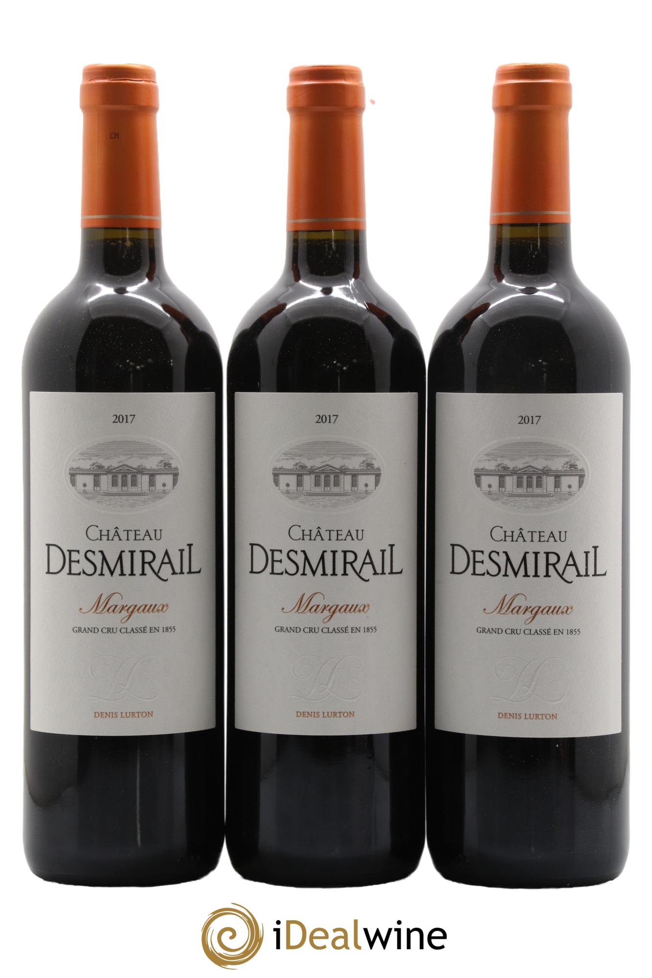 Château Desmirail 3ème Grand Cru Classé 2017 - Lotto di 3 bottiglie - 0