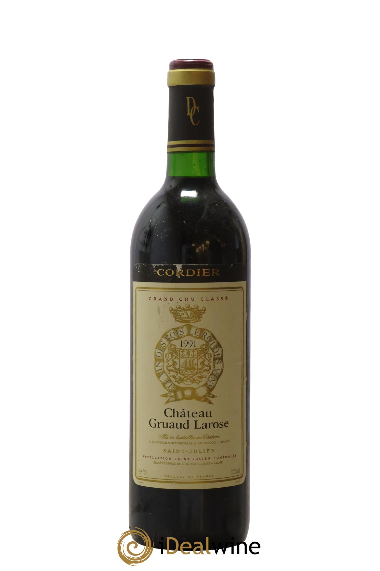 Château Gruaud Larose 2ème Grand Cru Classé 1991 - Lot de 1 bouteille - 0