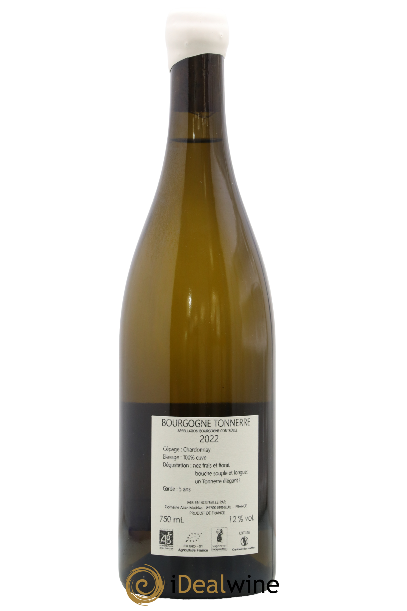 Bourgogne Tonnerre Alain Mathias 2022 - Posten von 1 Flasche - 1
