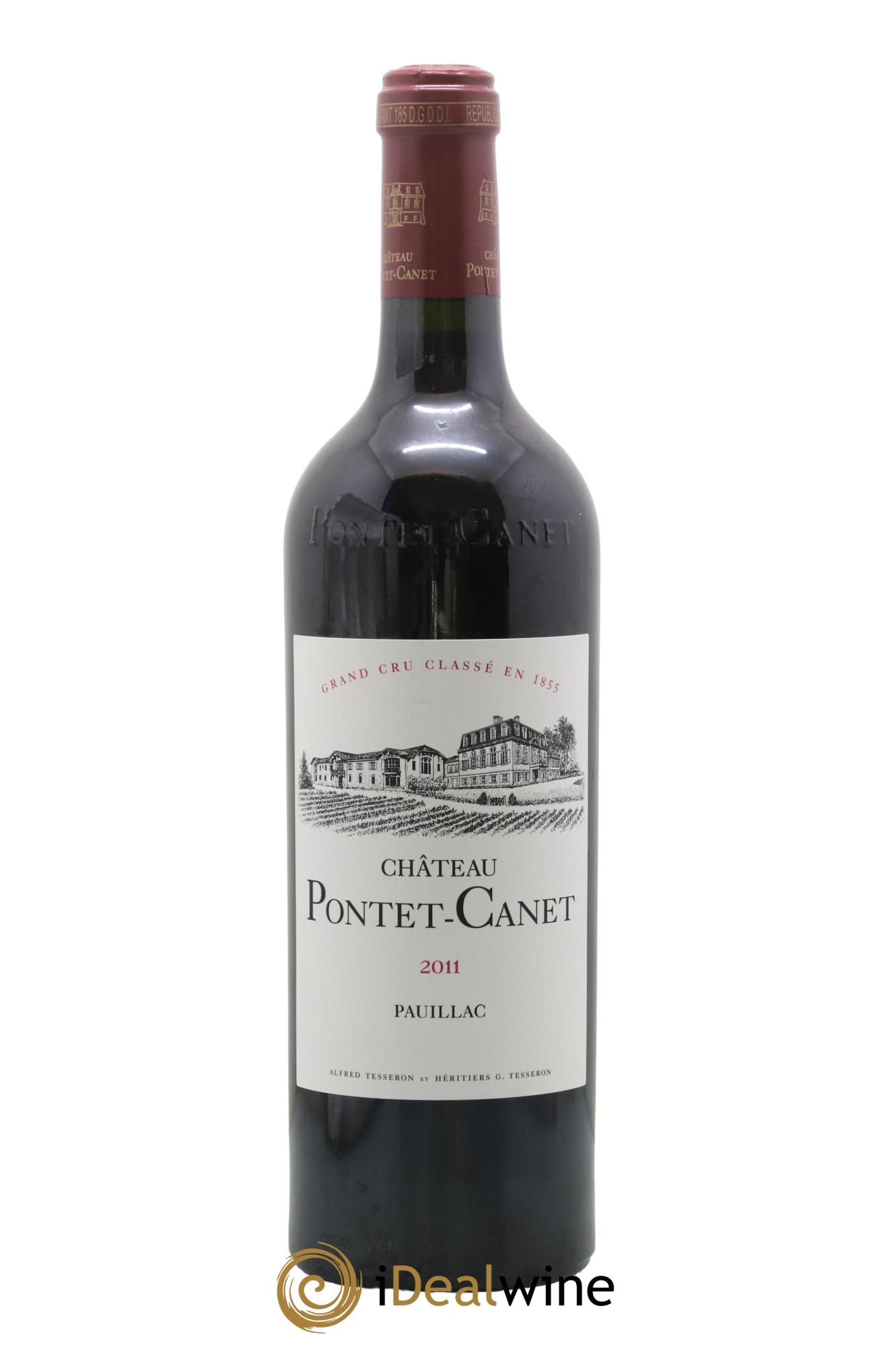 Château Pontet Canet 5ème Grand Cru Classé 2011 - Lot de 1 bouteille - 0