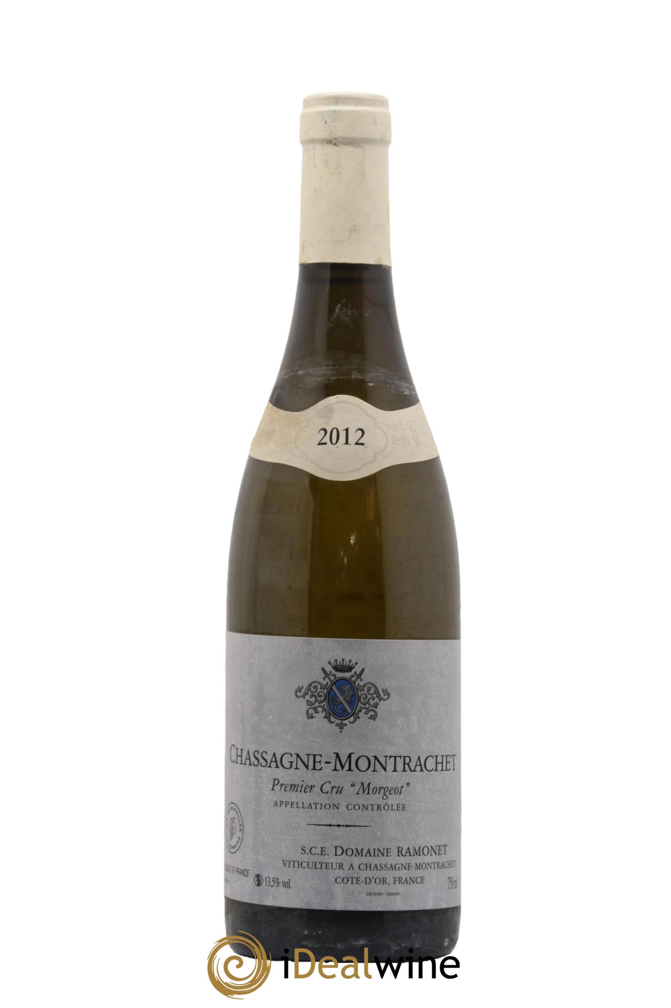 Chassagne-Montrachet 1er Cru Morgeot Ramonet (Domaine) 2012 - Lot de 1 bouteille - 0