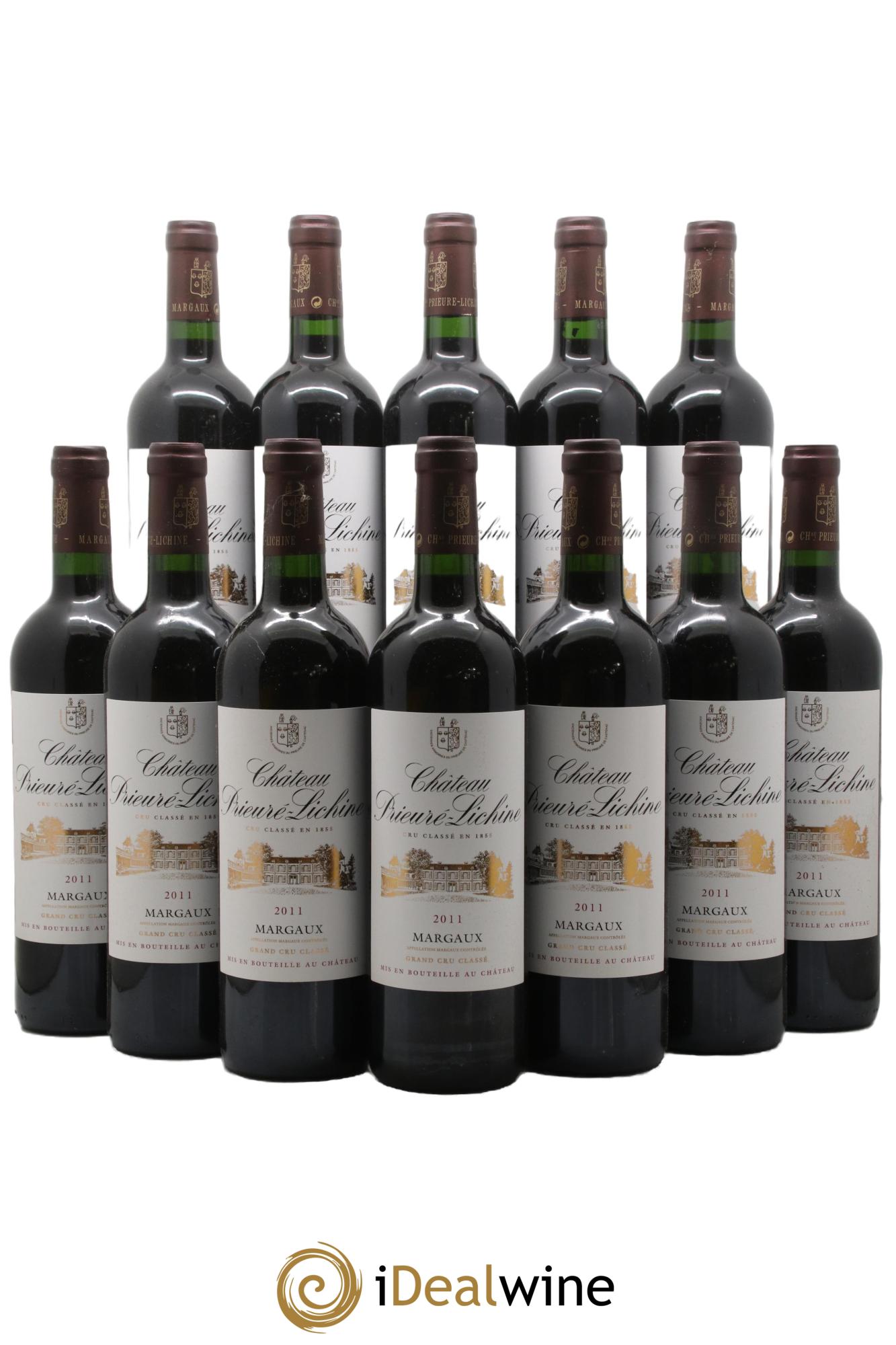 Château Prieuré Lichine 4ème Grand Cru Classé 2011 - Lot de 12 bouteilles - 0