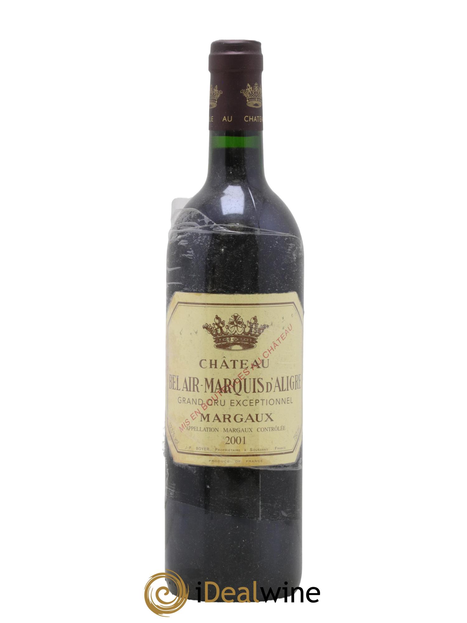 Château Bel Air Marquis d'Aligre 2001 - Lotto di 1 bottiglia - 0